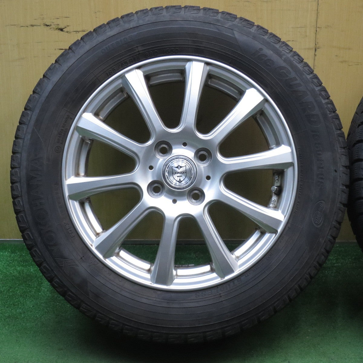 バリ溝!8.5分★シエンタ 等 185/65R15 スタッドレス ヨコハマ アイスガード iG50 プラス JOKER ジョーカー 15インチ PCD100/5H★5091302NJス