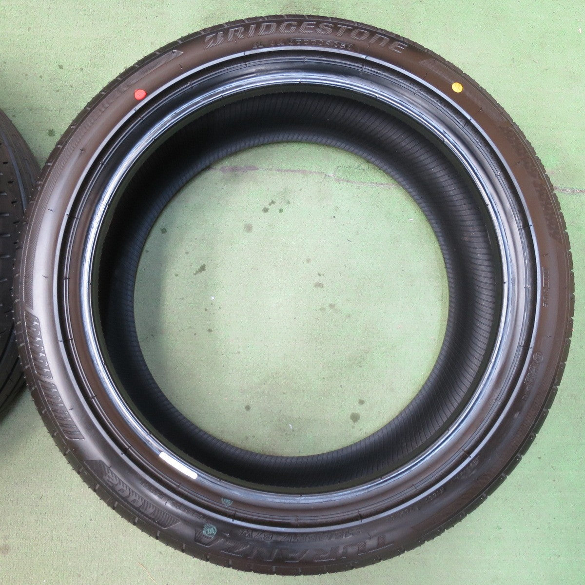 新車外し!25年★215/45R17 ブリヂストン トランザ T002 タイヤ 17インチ レクサス CT カローラツーリング プリウス 等★5082801イノタ