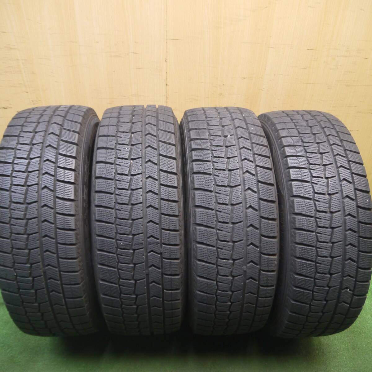 バリ溝!キレイ!9.5分★スタッドレス 215/60R16 ダンロップ ウインターマックス WM02 SEIN ザイン 16インチ PCD114.3/5H★5021205Hス