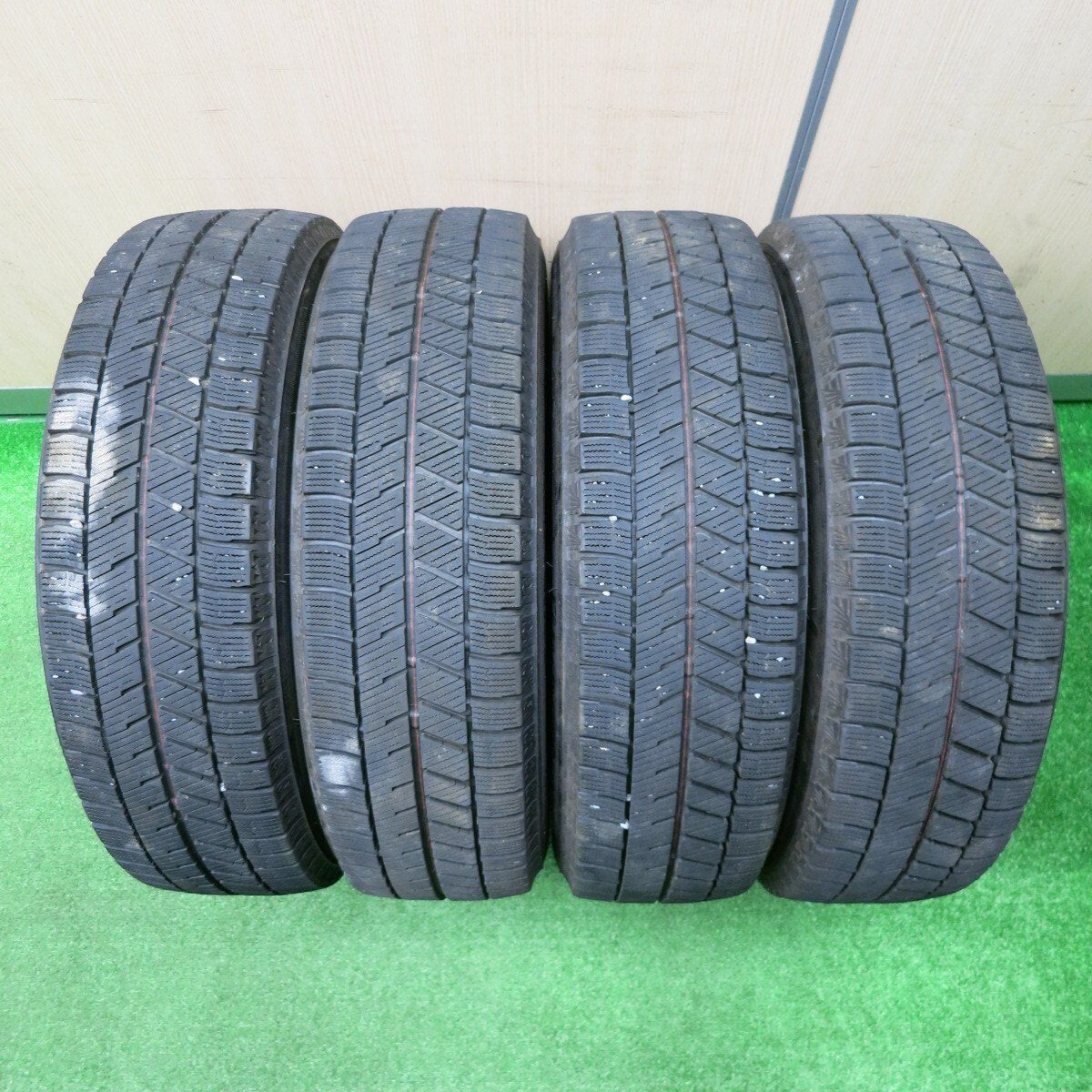 キレイ 21年★ダイハツ タント ムーヴ 等 純正 155/65R14 スタッドレス ブリヂストン ブリザック VRX3 PCD100/4H★4121301NJス
