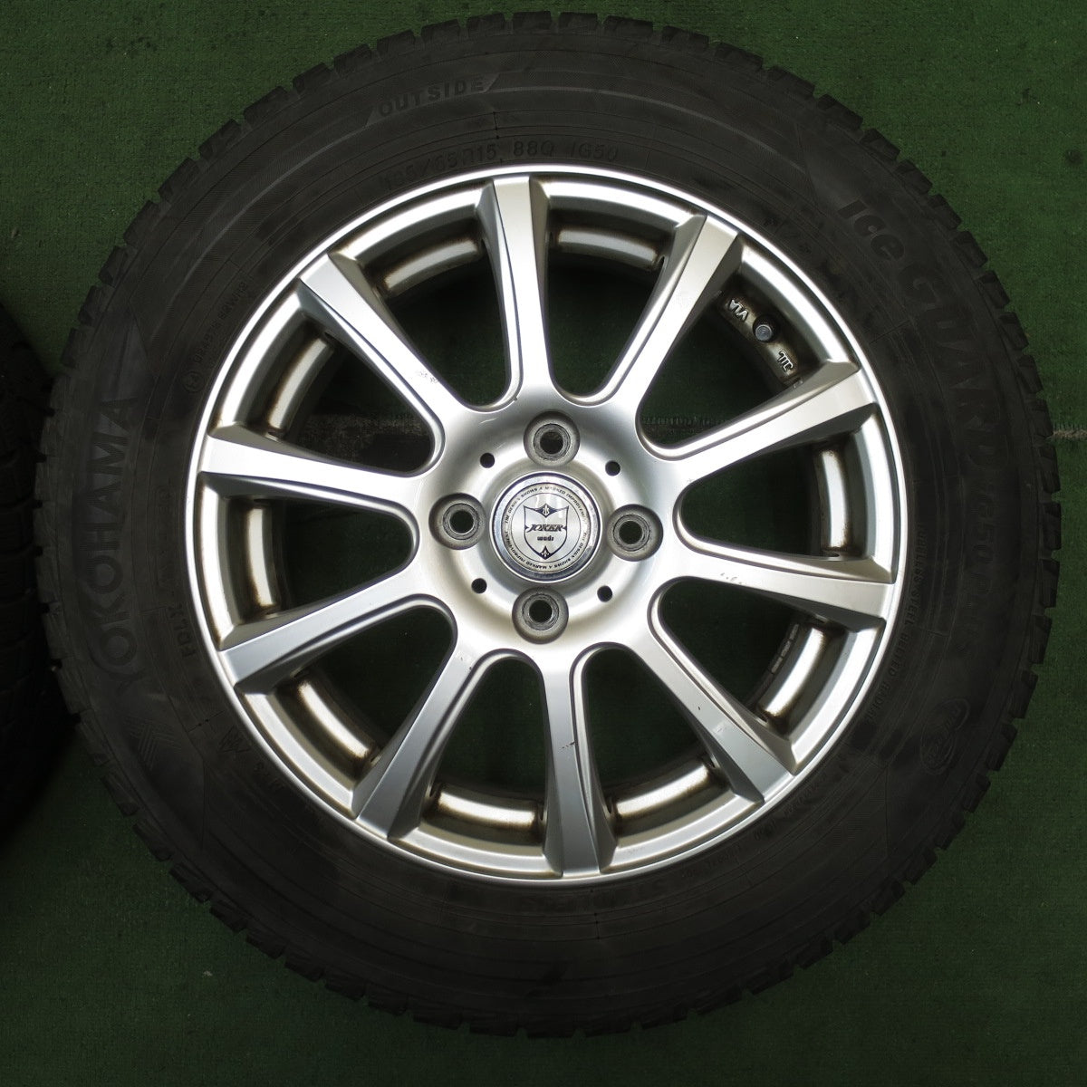 バリ溝!8.5分★シエンタ 等 185/65R15 スタッドレス ヨコハマ アイスガード iG50 プラス JOKER ジョーカー 15インチ PCD100/5H★5091302NJス
