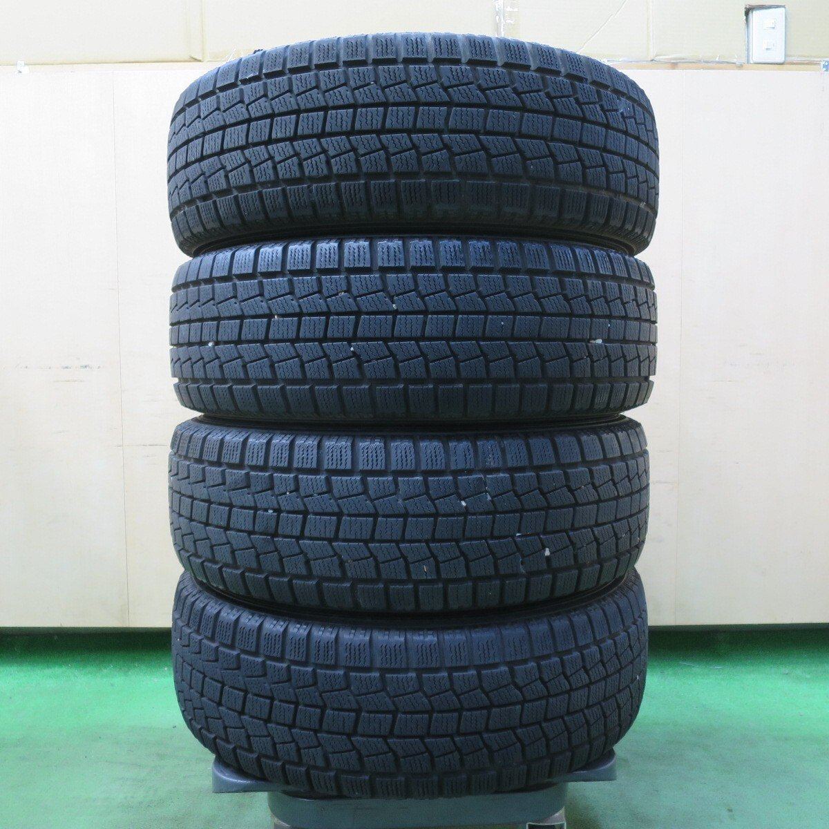バリ溝!9.5分★スタッドレス 195/65R15 オートバックス ノーストレック N2 Wazner ワズナー 15インチ PCD100/4H★5040805イス
