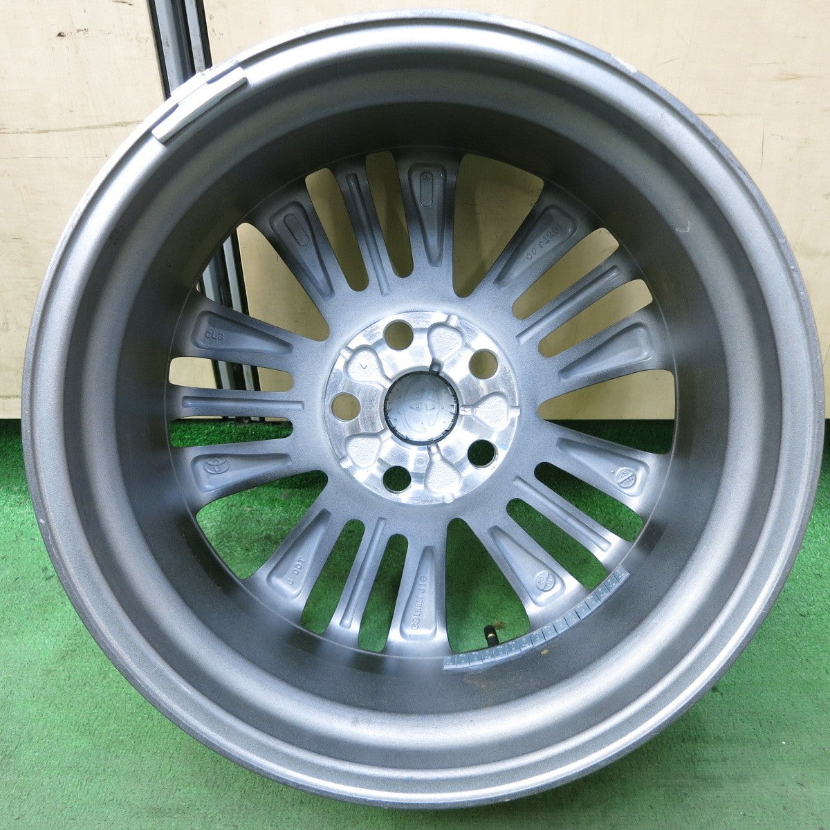 新車外し!1本★トヨタ 40系 アルファード ヴェルファイア Zグレード 純正 ホイール 18インチ 18×7J PCD120/5H★5101503ナホ