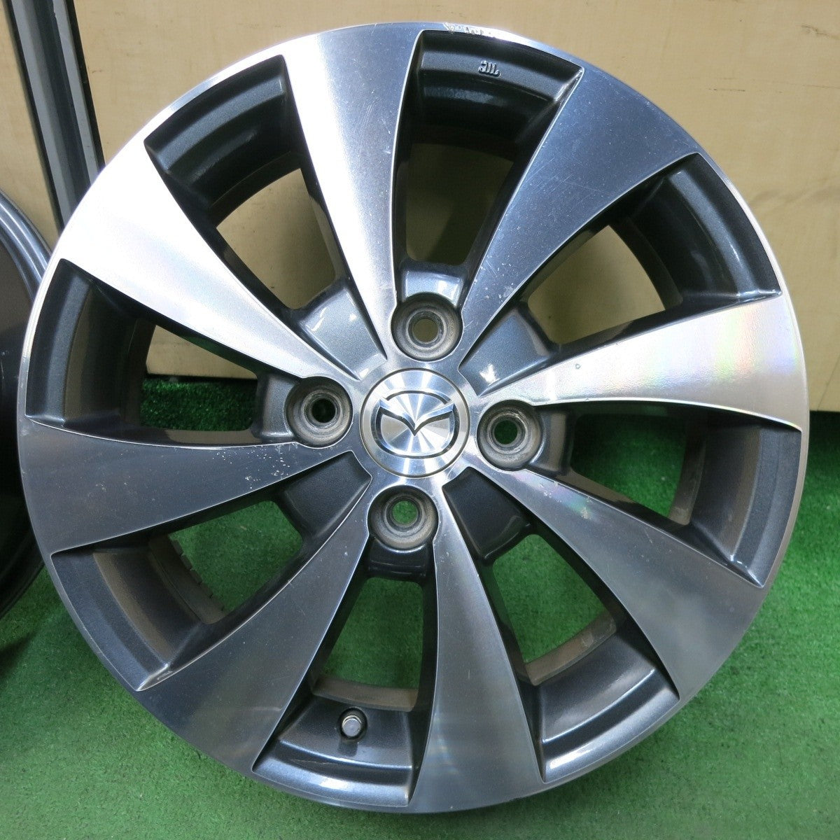 4本価格★マツダ フレア スズキ ワゴンR 純正 ホイール 15インチ 15×4.5J PCD100/4H★5021413SYホ