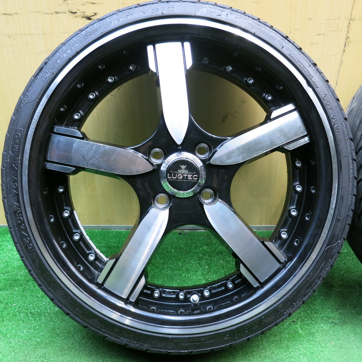 バリ溝!24年!9.5分★軽サイズ LUGTEC ラグテック 165/40R17 ナンカン ウルトラスポーツ NS-2 17インチ 軽自動車 PCD100/4H★5061201AKノ