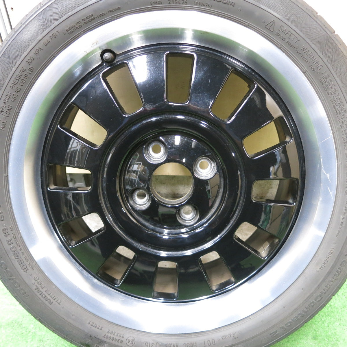 1本価格★ワーゲン UP! アップ 純正 185/50R16 コンチネンタル コンチプレミアム コンタクト2 16インチ PCD100/4H★5080601ナノ