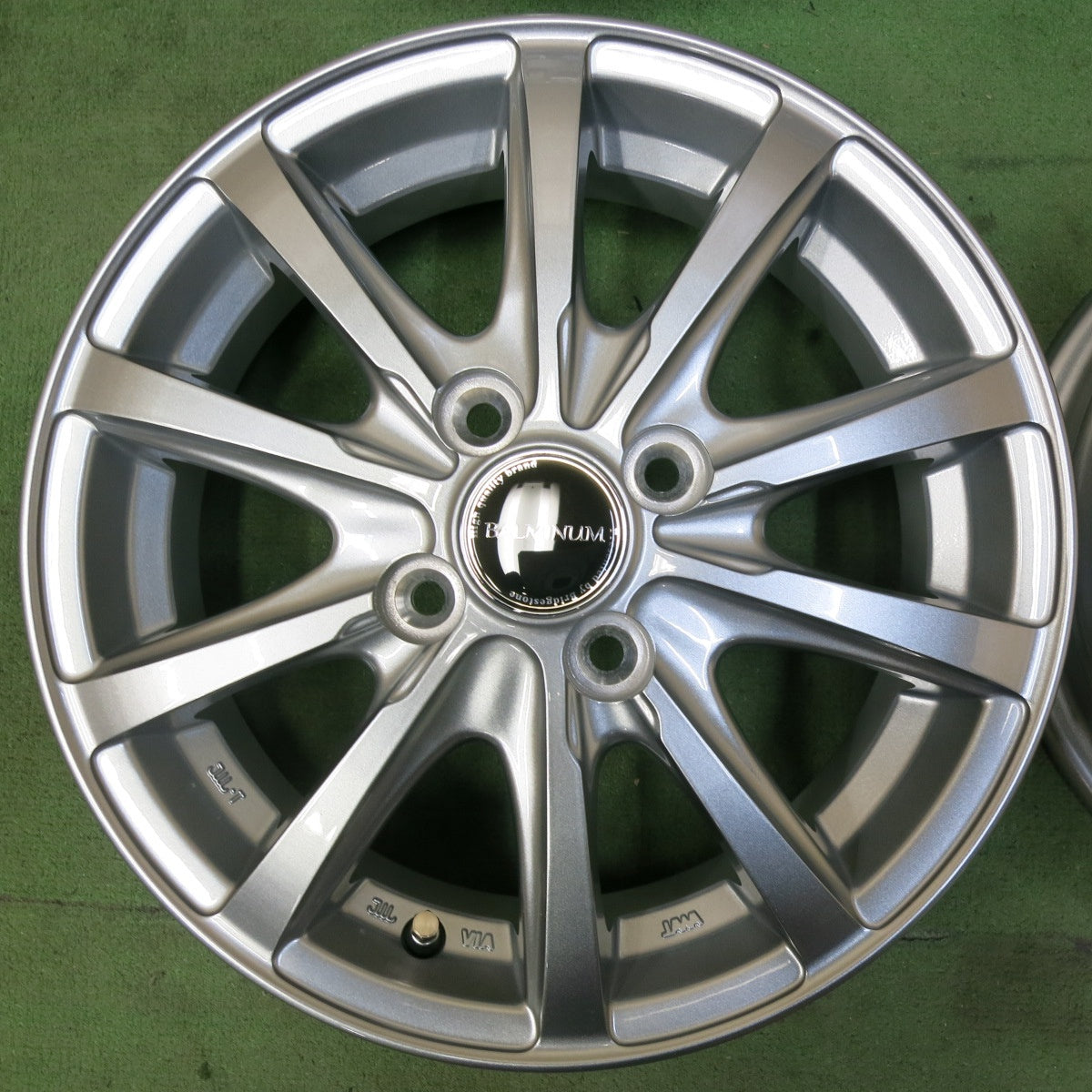 未使用★BALMINUM LS10 バルミナ 14インチ ホイール 14×4.5J PCD100/4H★5061906SYホ