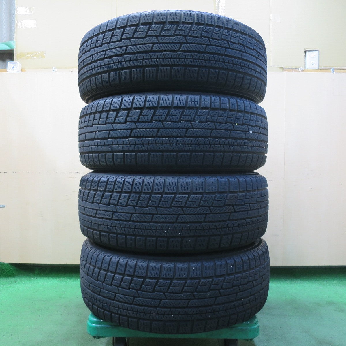 センサー付!バリ溝!キレイ!9.5分★レクサス LS 500 h バージョンL 純正 245/50R19 スタッドレス ヨコハマ アイスガード iG60 ZPS 19インチ PCD120/5H★5071004イス