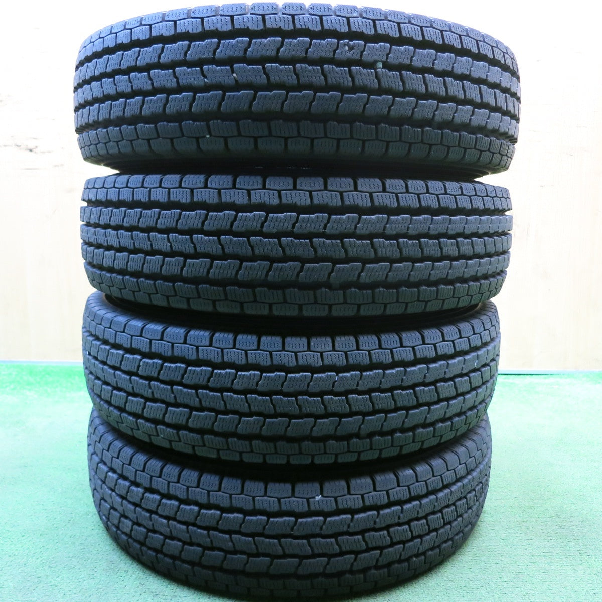 バリ溝!23年!キレイ!9.5分★スタッドレス 145/80R12 80/78N ヨコハマ アイスガード iG91 スチール ホイール 12インチ PCD100/4H★5060709HAス