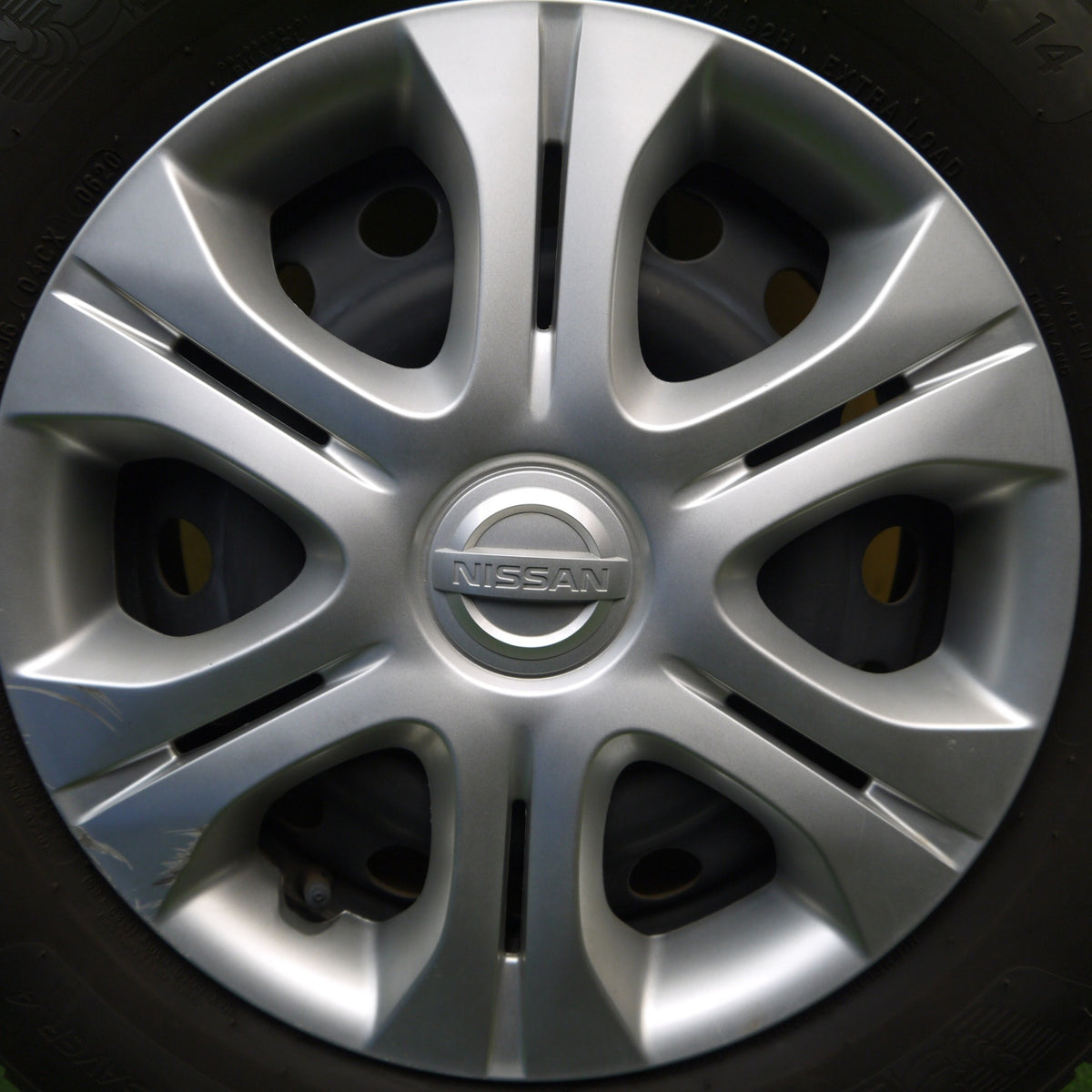 1本価格★日産 E12 ノート 純正 スチール 185/70R14 ミシュラン エナジーセイバー4 14インチ PCD100/4H★6040107Hノ