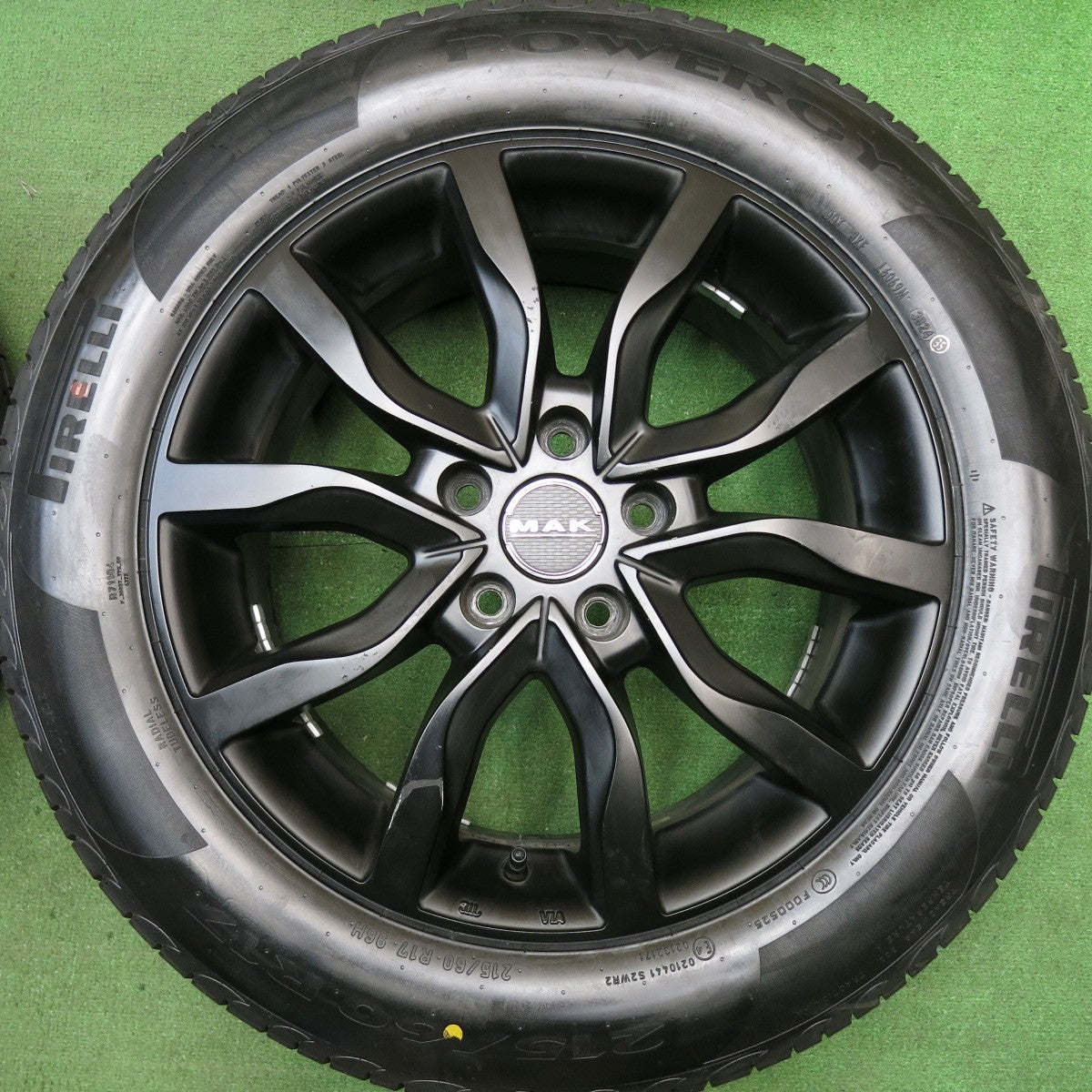 タイヤ未使用!24年★MAK KOLN 215/60R17 ピレリ POWERGY マック ケルン パワジー 17インチ PCD114.3/5H★5053109HAノ