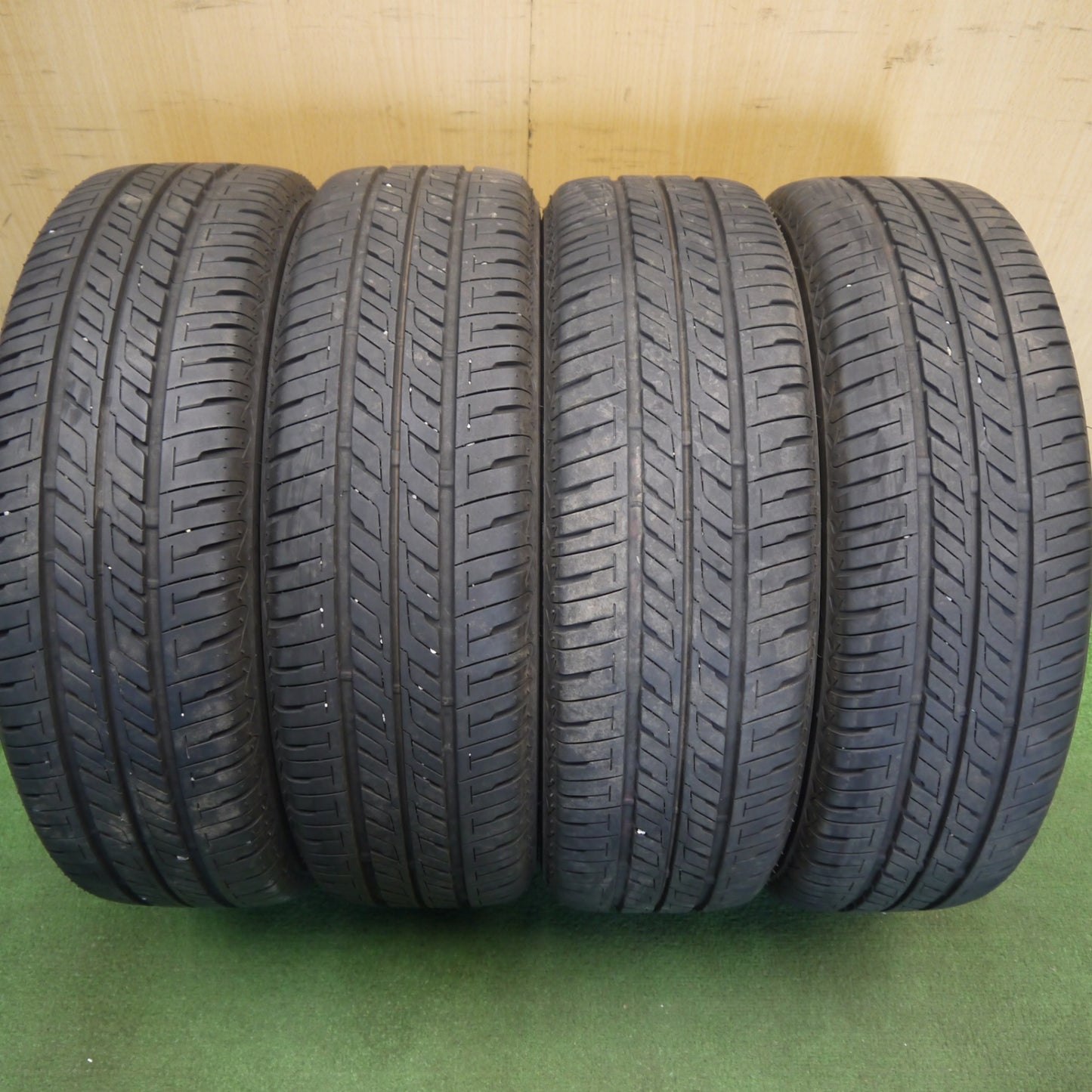 バリ溝!24年!8.5分★ダイハツ タント カスタム 純正 165/55R15 セイバーリング SL201 15インチ PCD100/4H★6052702Hノ