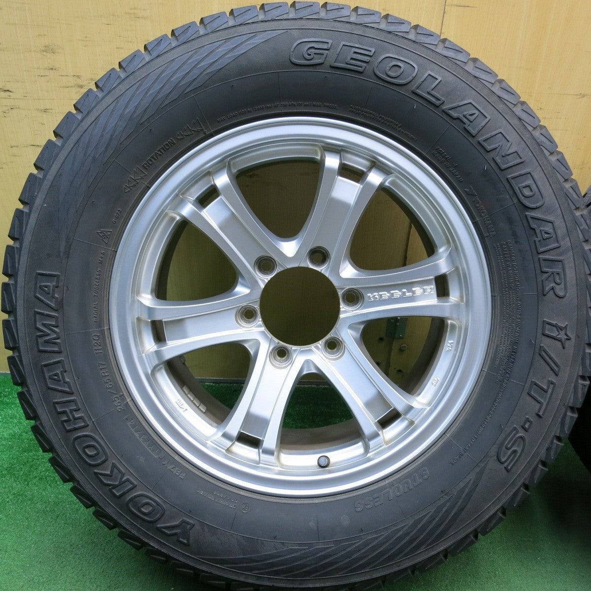 キレイ★KEELER FORCE 265/65R17 スタッドレス ヨコハマ ジオランダー i/T-S キーラー フォース 17インチ PCD139.7/6H★5053001HAス