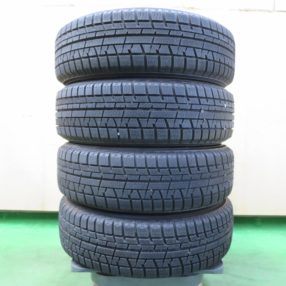 超バリ溝!キレイ!ほぼ10分★スタッドレス 175/65R15 ヨコハマ アイスガード iG50 プラス MiLLOUS ミルアス 15インチ PCD100/4H★5042509イス