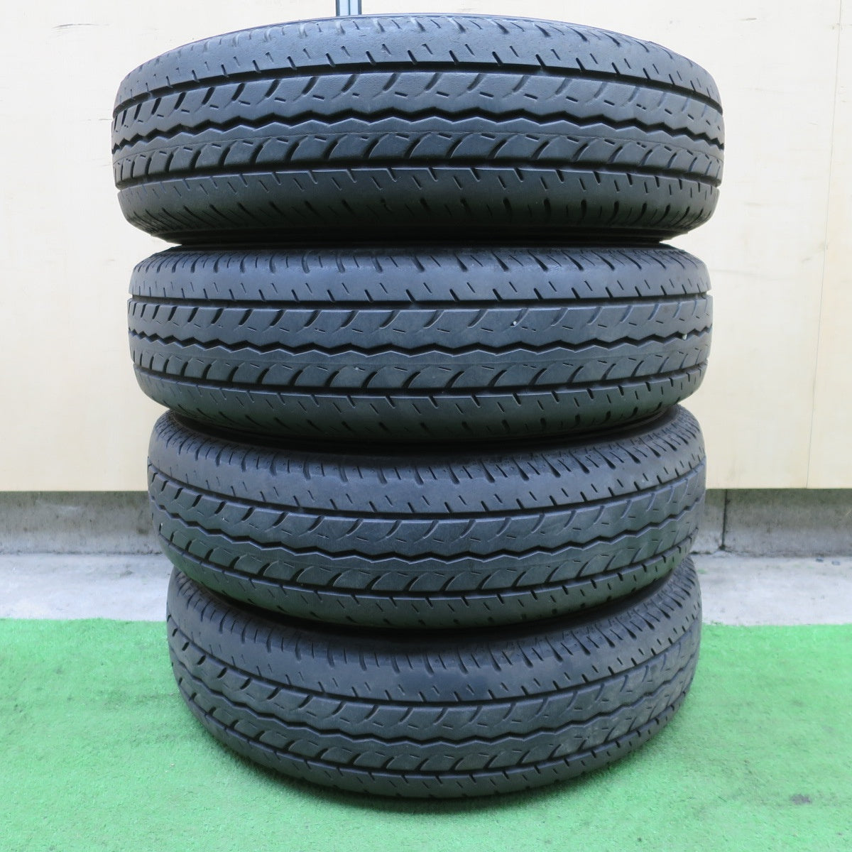 キレイ!22年★スバル サンバー バン 純正 スチール 145/80R12 80/78N ヨコハマ JOB RY52 SAMBAR 12インチ PCD100/4H★6030202ナノ