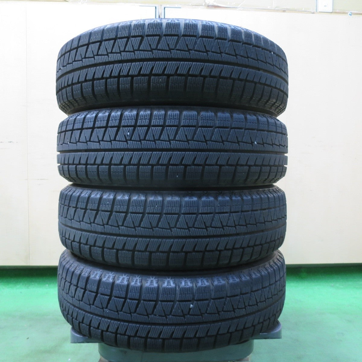バリ溝!9分★スタッドレス 155/65R14 ブリヂストン アイスパートナー2 PREO プレオ 14インチ PCD100/4H★5033103イス