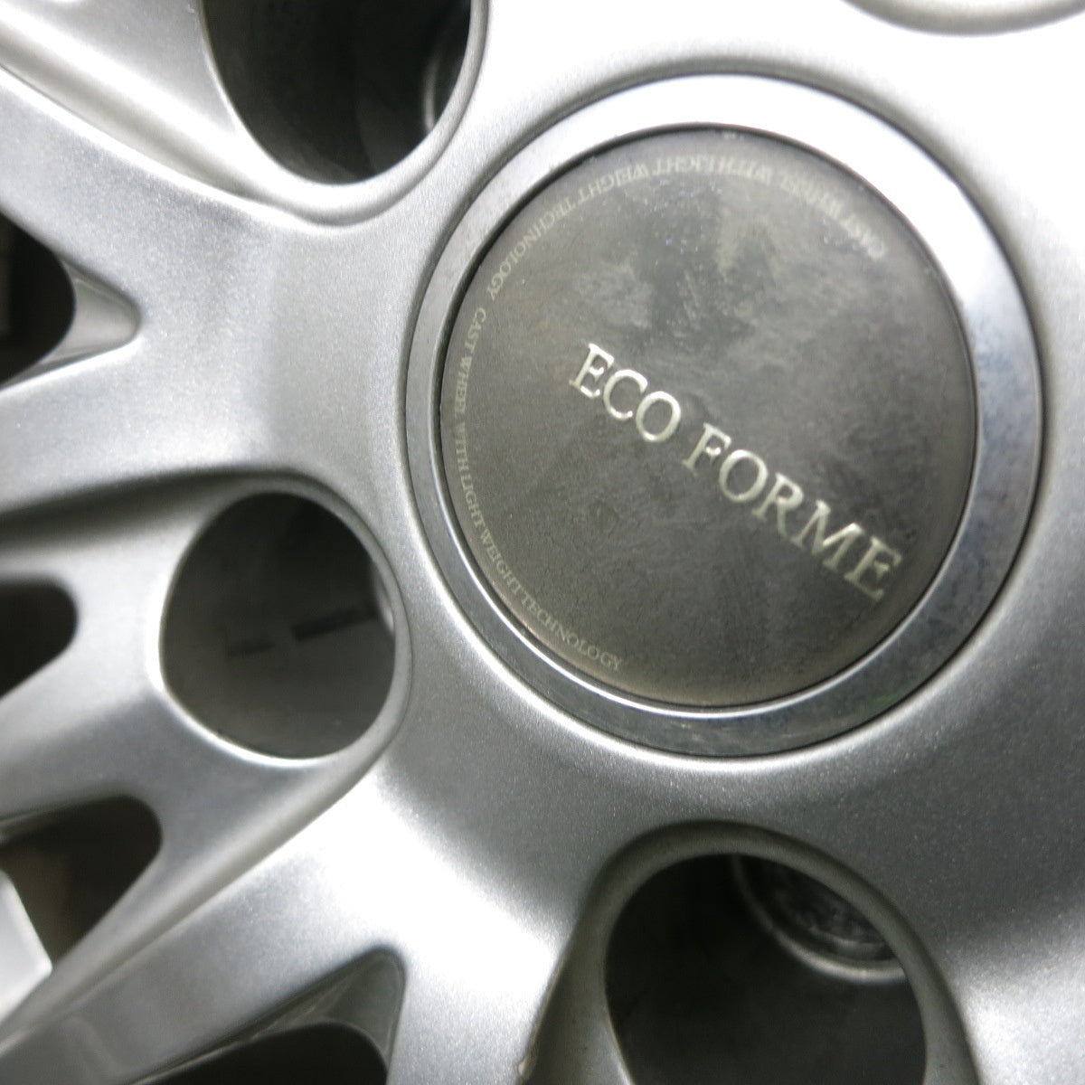 キレイ!センサー付★ECO FORME ブリヂストン製 17インチ ホイール エコフォルム 17×7J PCD114.3/5H★5091302ナホ