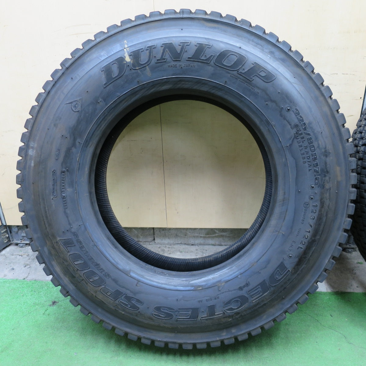 2本価格!23年◎トラック タイヤ 225/80R17.5 123/122L スタッドレス ダンロップ デクテス SP001 17.5インチ◎6101403NGスタ