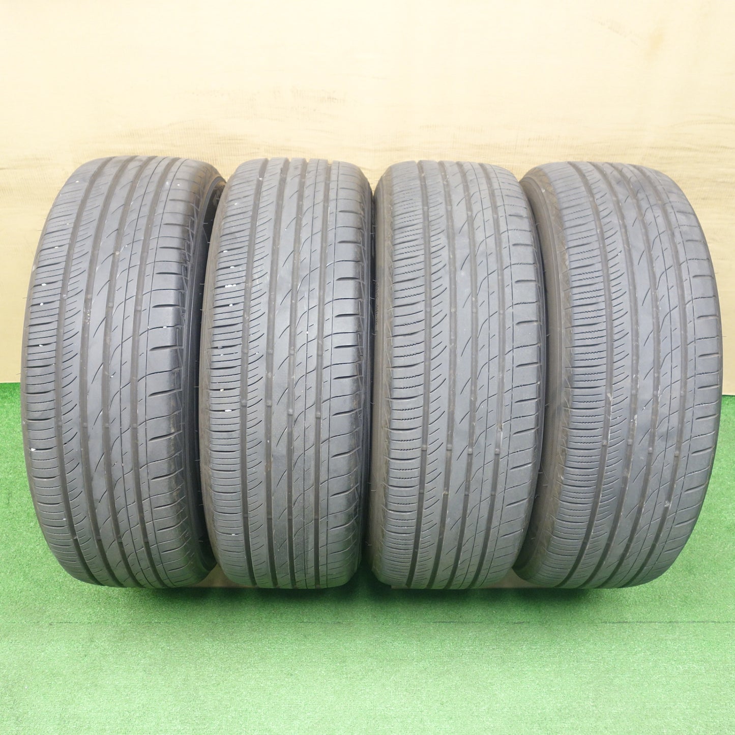 バリ溝!24年!キレイ!9.5分★LEONIS FY 225/55R19 トーヨー プロクセス CL1 SUV レオニス 19インチ PCD114.3/5H★6020503KTノ
