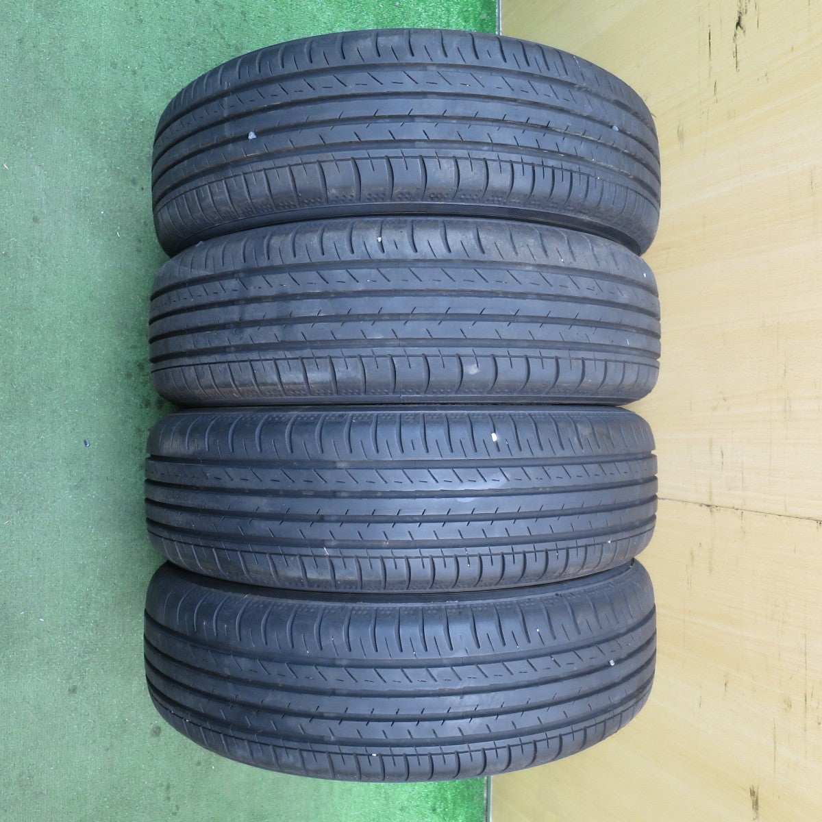 4本価格!23年★スズキ MH23S ワゴンR スティングレー 純正 155/65R14 ヨコハマ BluEarth-GT AE51 ブルーアース 14インチ PCD100/4H★5082902NJノ