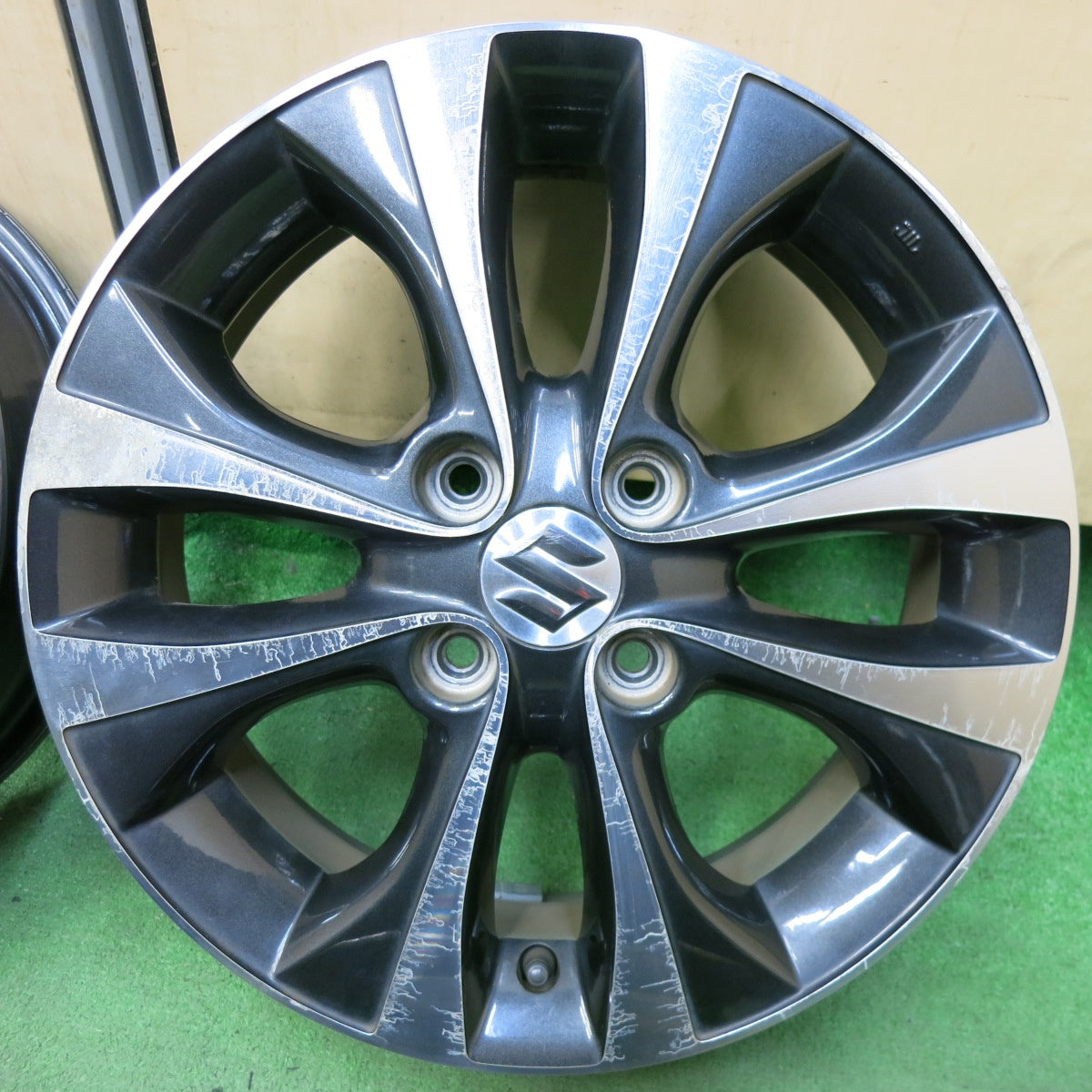 4本価格★スズキ ワゴンR スティングレー 純正 ホイール 15インチ 15×4.5J PCD100/4H★5042509SYホ