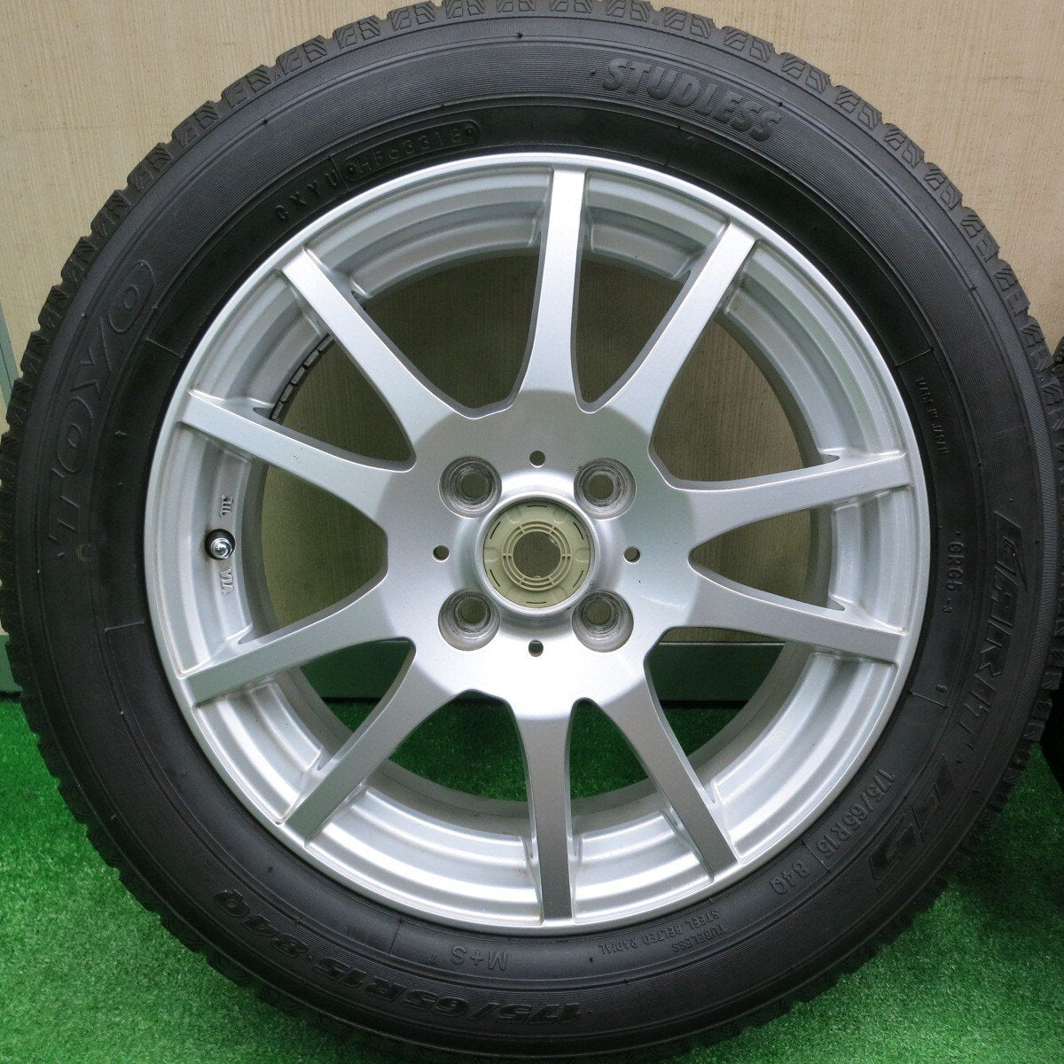 バリ溝!キレイ!8.5分★スタッドレス 175/65R15 トーヨー ガリット G5 GMach 15インチ PCD100/4H★4100505HAス