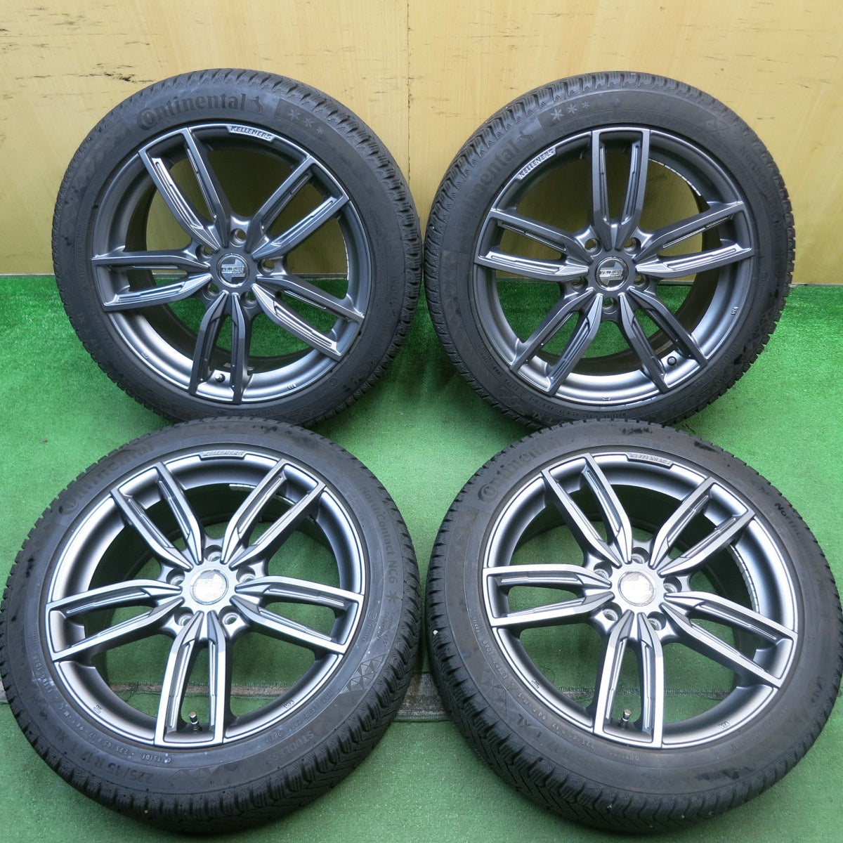キレイ!21年★MINI ミニ 等 KELLENERS Sport 225/45R17 スタッドレス コンチネンタル ノースコンタクト NC6 ケレナーズ スポーツ PCD112/5H★5070110HAス
