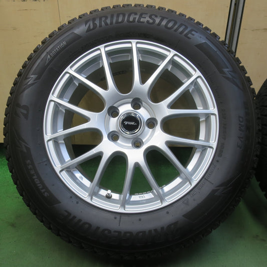 バリ溝!キレイ!9分◎スタッドレス 225/65R17 ブリヂストン ブリザック DM-V3 TOPRUN トップラン 17インチ PCD114.3/5H◎6090410イス