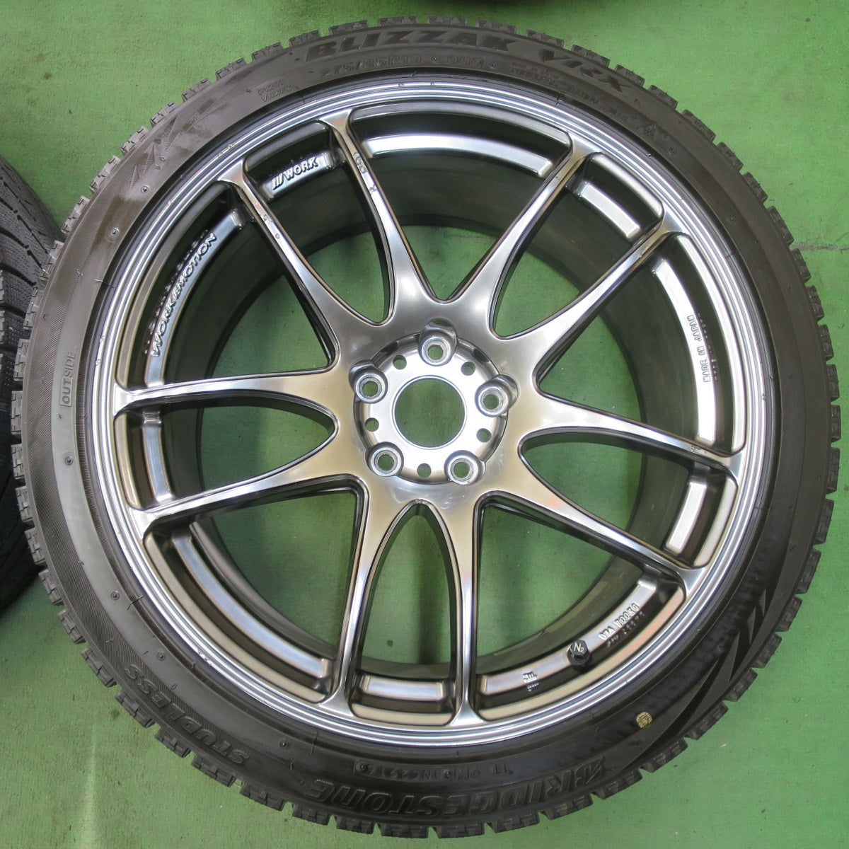 4本価格★WORK EMOTION EMT-Kiwami 245/40R19 275/35R19 スタッドレス ブリヂストン ブリザック VRX 19インチ ワーク 極 PCD114.3/5H★5050405IMス
