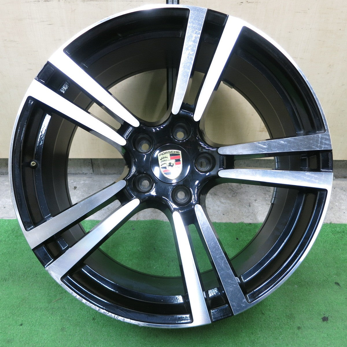 1本価格★ポルシェ カイエン パナメーラ 等 純正 ホイール 22インチ 22×10J PCD130/5H★5062303ナホ