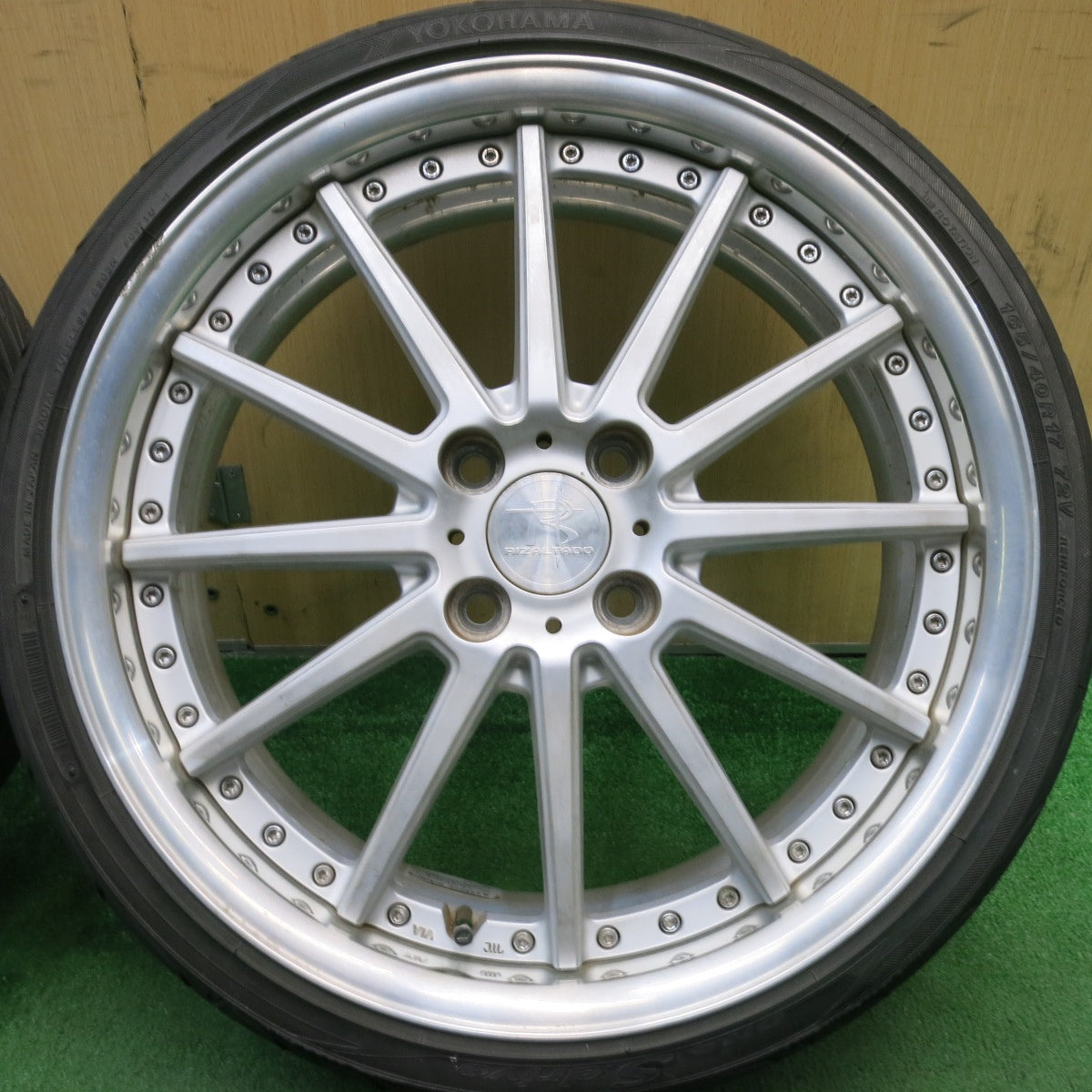 バリ溝!21年!9.5分★WORK RIZALTADO 165/40R17 ヨコハマ DNA S.drive ワーク リザルタード 17インチ PCD100/4H★5051612AKノ