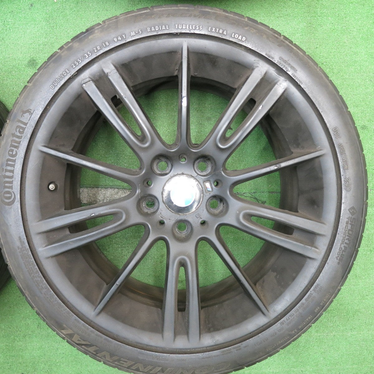 4本価格★BMW 3シリーズ E90 E91 E92 Mスポーツ 純正 225/40R18 255/35R18 コンチネンタル エクストリーム コンタクト DWS06 ヨコハマ DNA エコス ES300 PCD120/5H★5052004TNノ