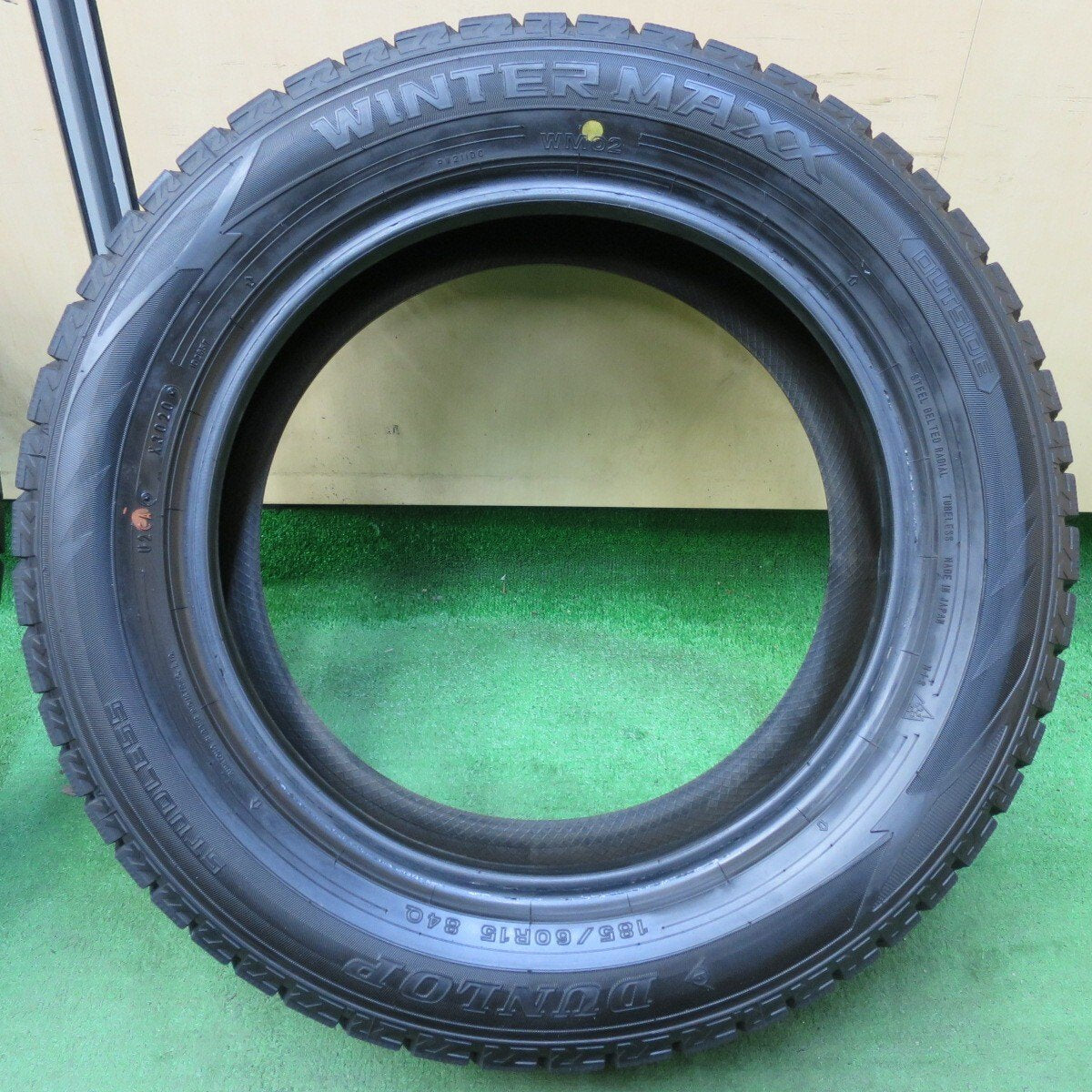 バリ溝!20年!ほぼ10分★スタッドレス 185/60R15 ダンロップ ウインターマックス WM02 タイヤ 15インチ アクア フィット 等★4112506イスタ