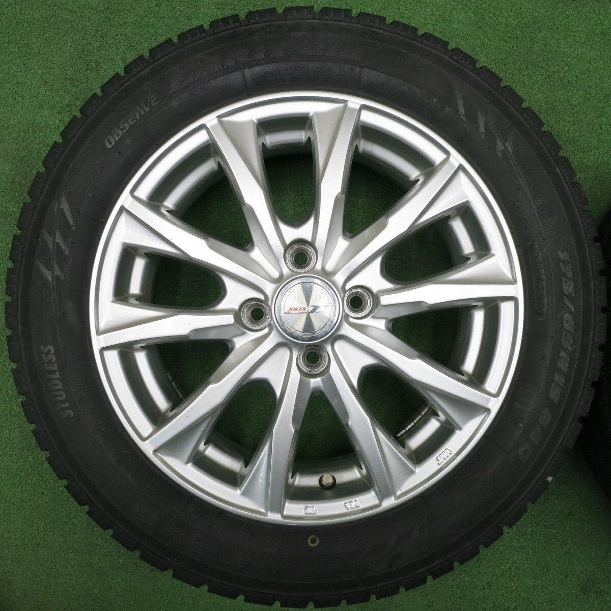 バリ溝!キレイ!8.5分★スタッドレス 175/65R15 トーヨー オブザーブ ガリット GIZ JOKER ジョーカー 15インチ PCD100/4H★5010502NJス