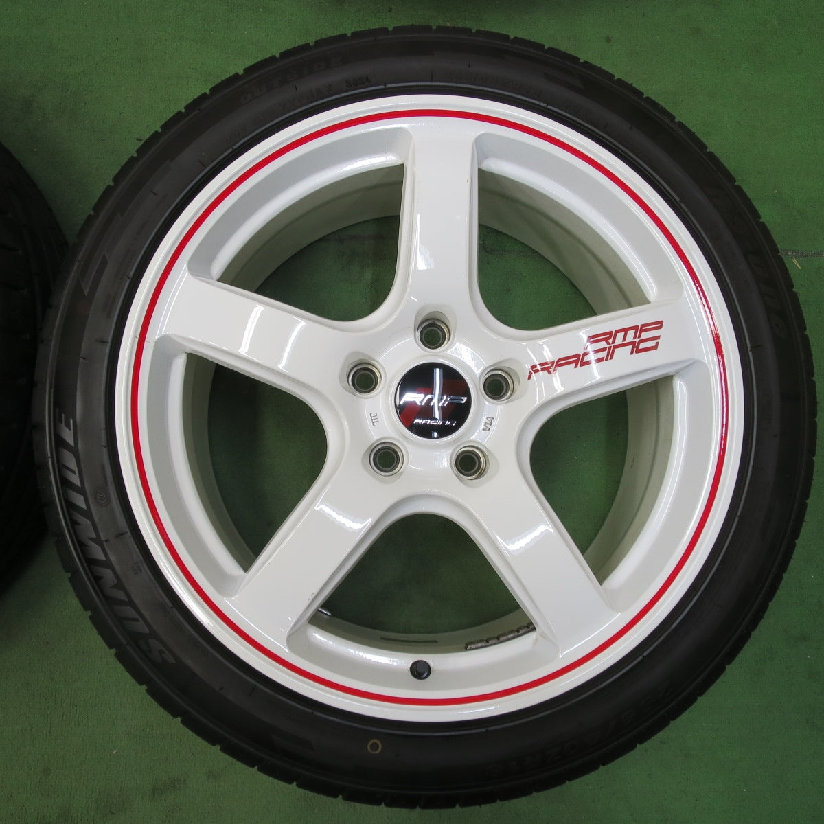 キレイ!24年★シビック タイプR 等 RMP RACING MiD 255/40R18 サンワイド RS-one 18インチ PCD120/5H★5042101イノ