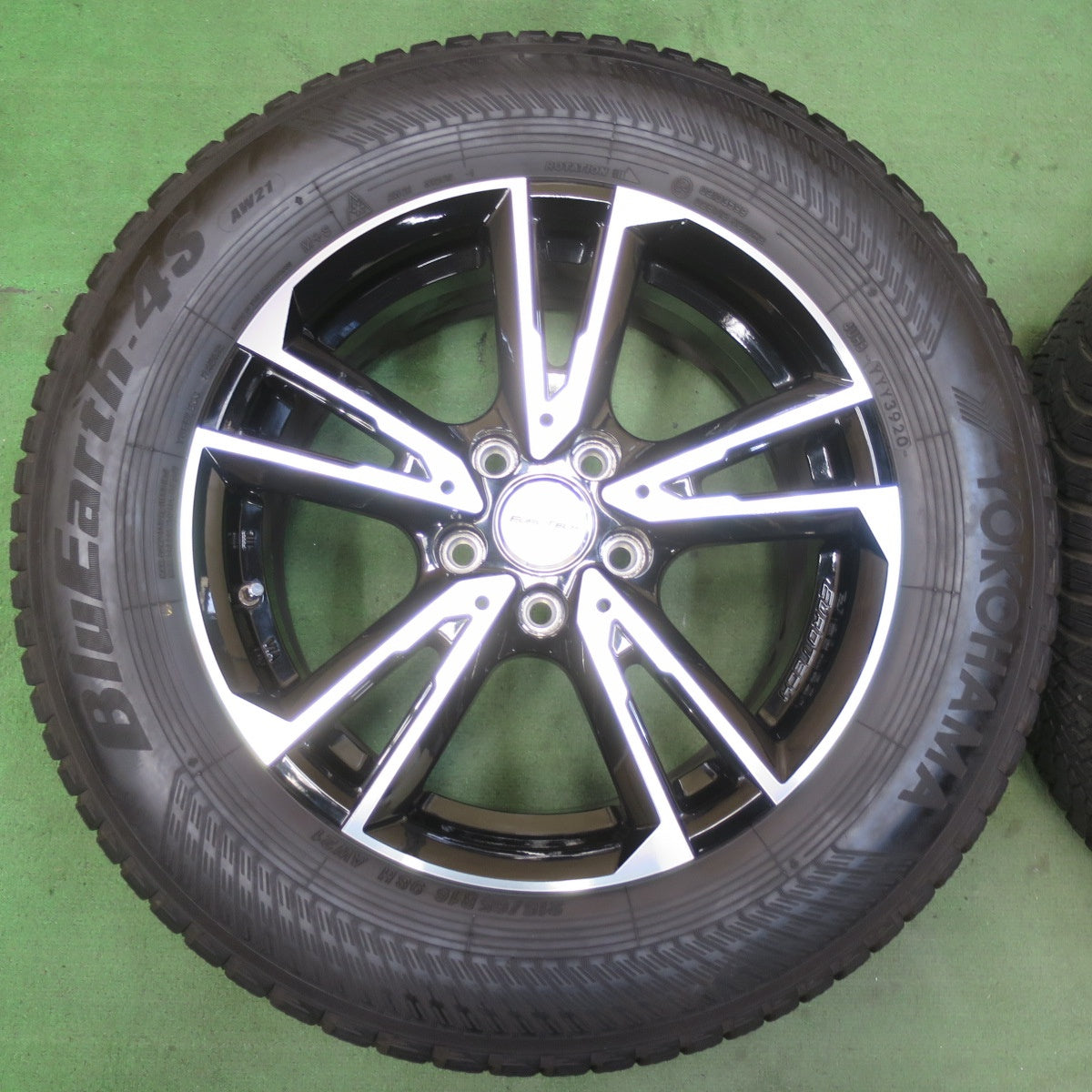 バリ溝!9.5分★プジョー 等 EUROTECH GAYA SOLI 215/65R16 ヨコハマ BluEarth-4S AW21 ユーロテック ガヤ ソリ 16インチ PCD108/5H★5092610イノ