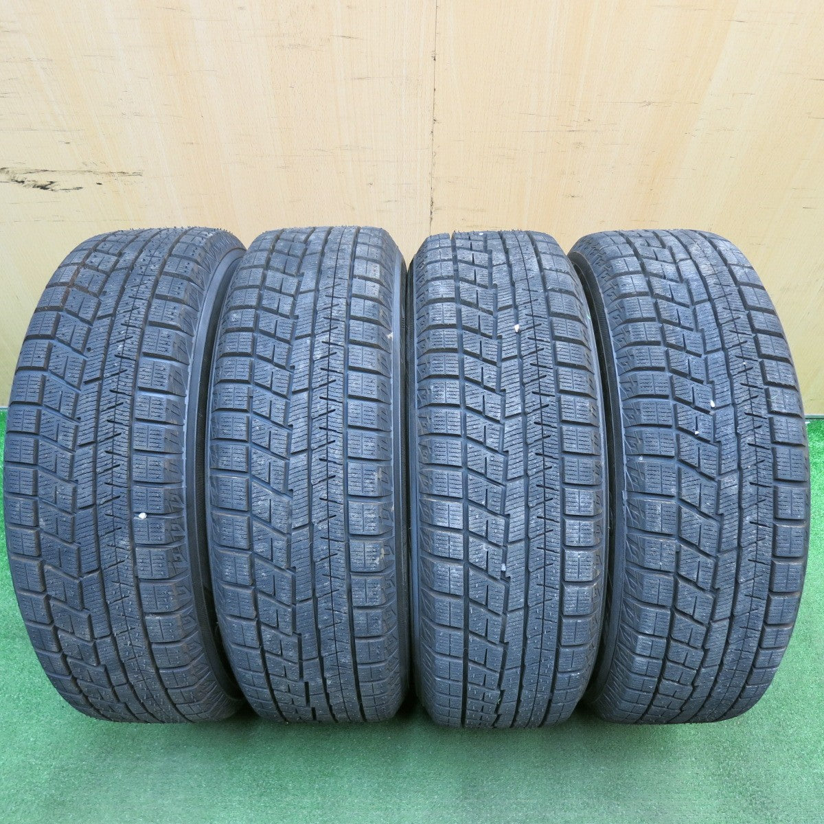 タイヤほぼ未使用!24年!キレイ★Lehrmeister PREMIX AMALFI V Jr 185/60R15 スタッドレス ヨコハマ アイスガード iG60 レアマイスター プレミックス アマルフィ PCD100/4H★5041504TNス