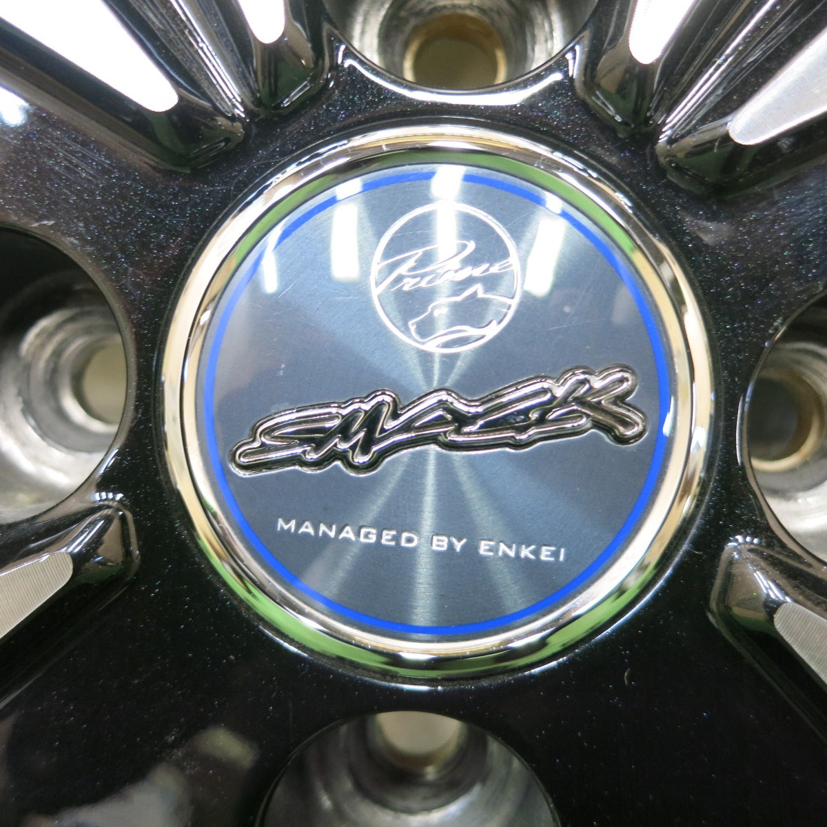 バリ溝!22年!キレイ!9.5分!2本★スタッドレス 165/65R14 グッドイヤー アイスナビ7 SMACK ENKEI 14インチ スマック エンケイ PCD100/4H★5051403ナス