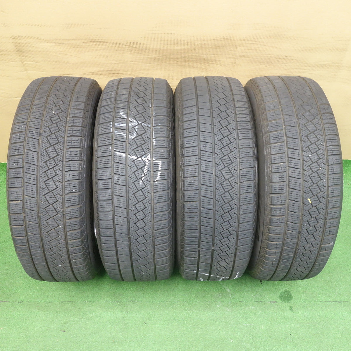 バリ溝!22年!9分◎BMW 等 MAK LUFT 205/60R16 スタッドレス ピレリ アイスゼロ アシンメトリコ マック ルフト 16インチ PCD112/5H◎6083001KTス