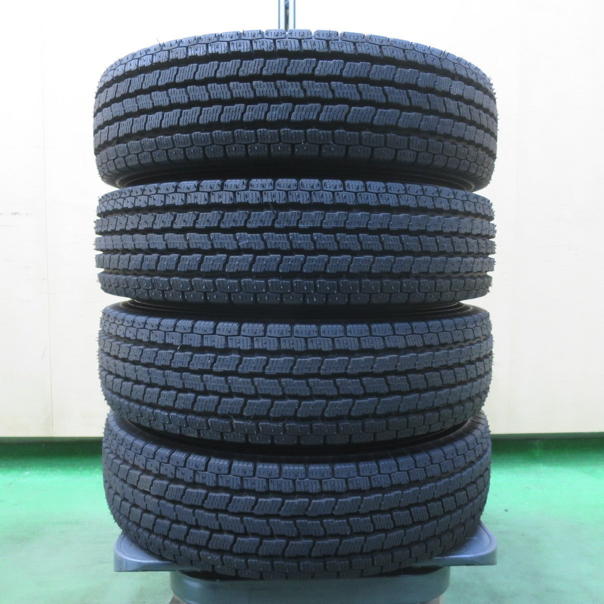 超バリ溝!25年!キレイ!ほぼ10分★スタッドレス 145/80R12 80/78N ヨコハマ アイスガード iG91 スチール ホイール 12インチ PCD100/4H★5122704イス