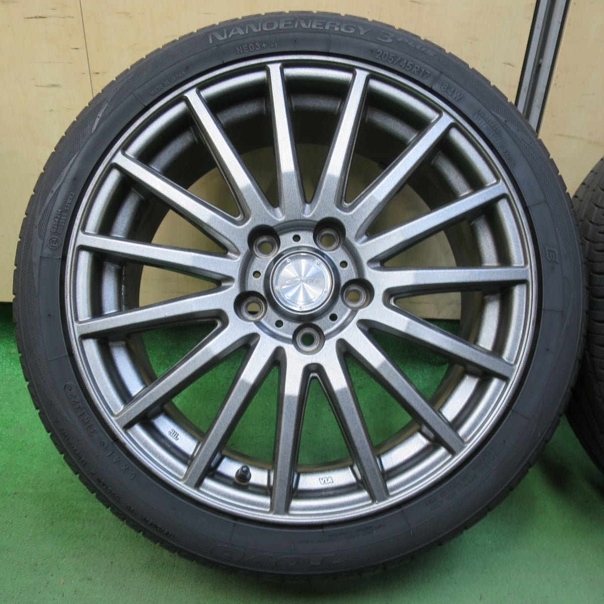 バリ溝!22年!9.5分★205/45R17 トーヨー ナノエナジー3 プラス SEIN RACING S ザイン 17インチ PCD114.3/5H★5100404イノ