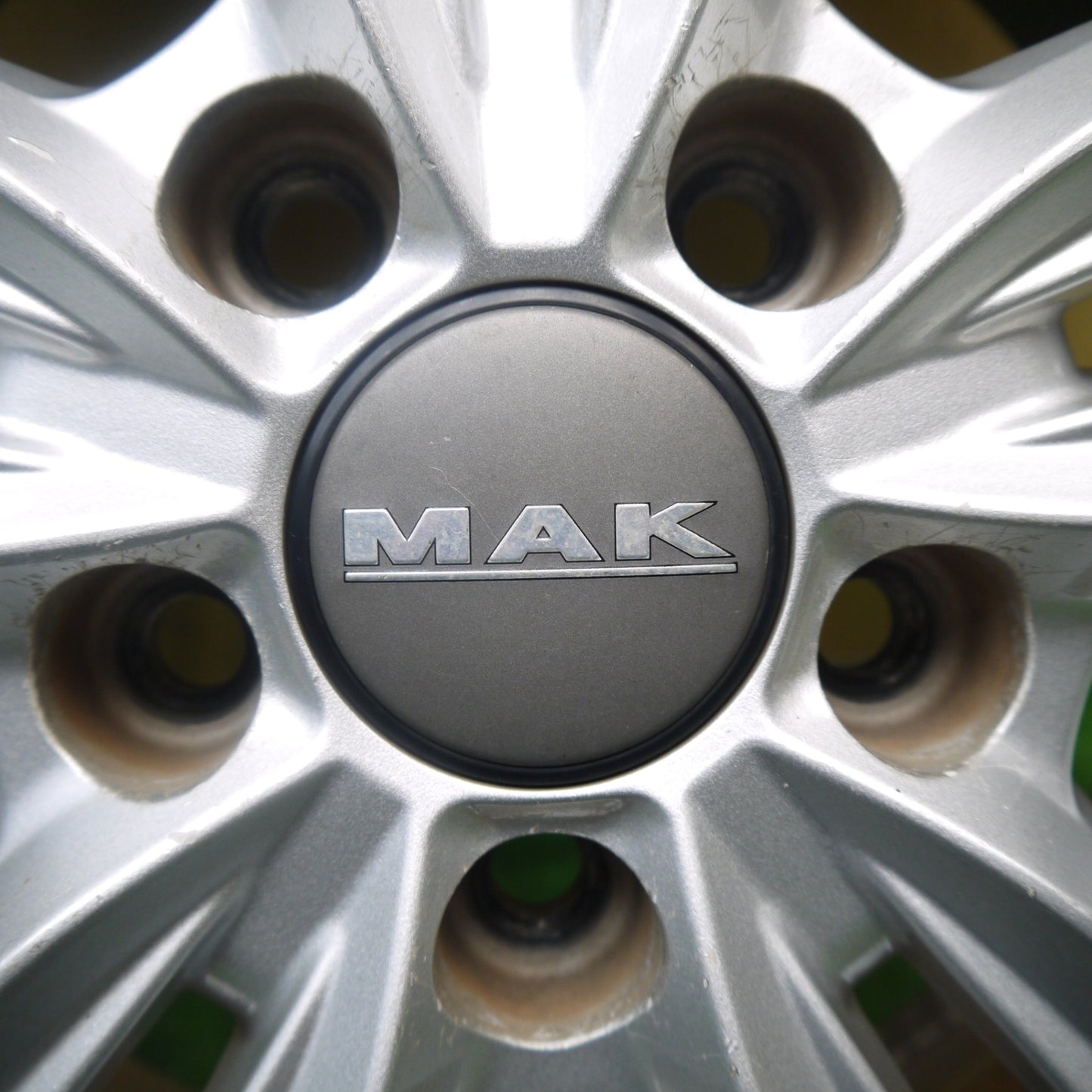 バリ溝!9.5分★ワーゲン 等 MAK SACHSEN 195/65R15 ブリヂストン エコピア NH100 ザクセン 15インチ PCD112/5H★5051401Hノ