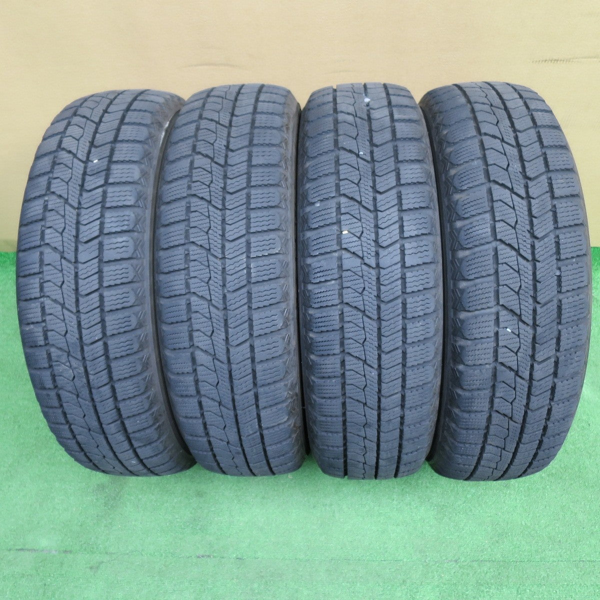 バリ溝!23年!キレイ!9分★スタッドレス 155/65R14 トーヨー オブザーブ GIZ2 TEAD テッド 14インチ PCD100/4H★6032601NKス