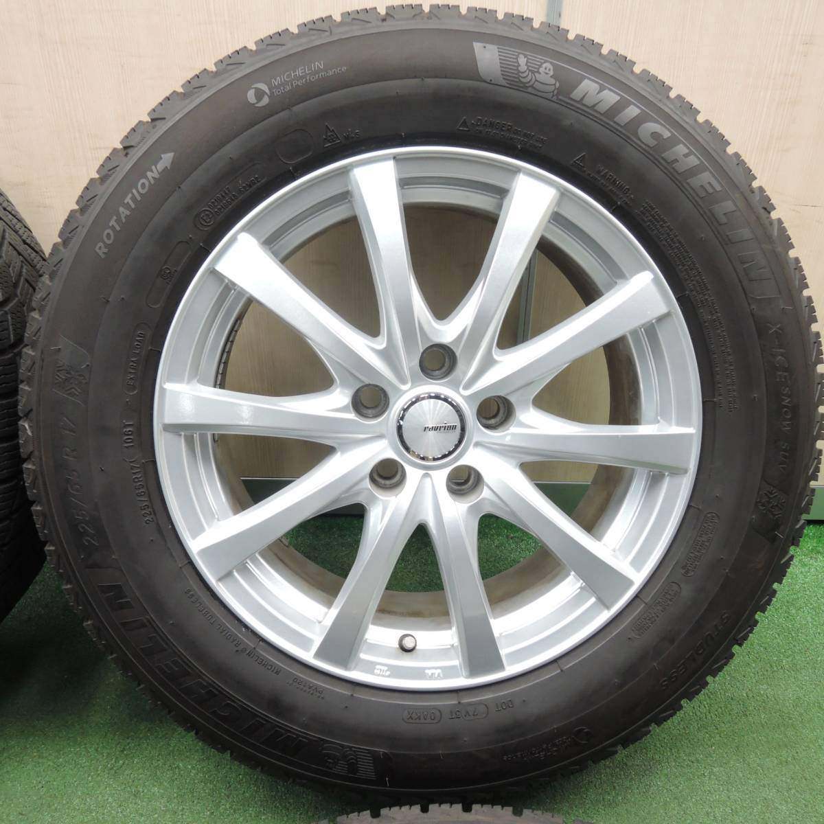 キレイ!20年★スタッドレス 225/65R17 ミシュラン X-ICE SNOW SUV ravrion RS01 ラブリオン PCD114.3/5H★4030110TNス