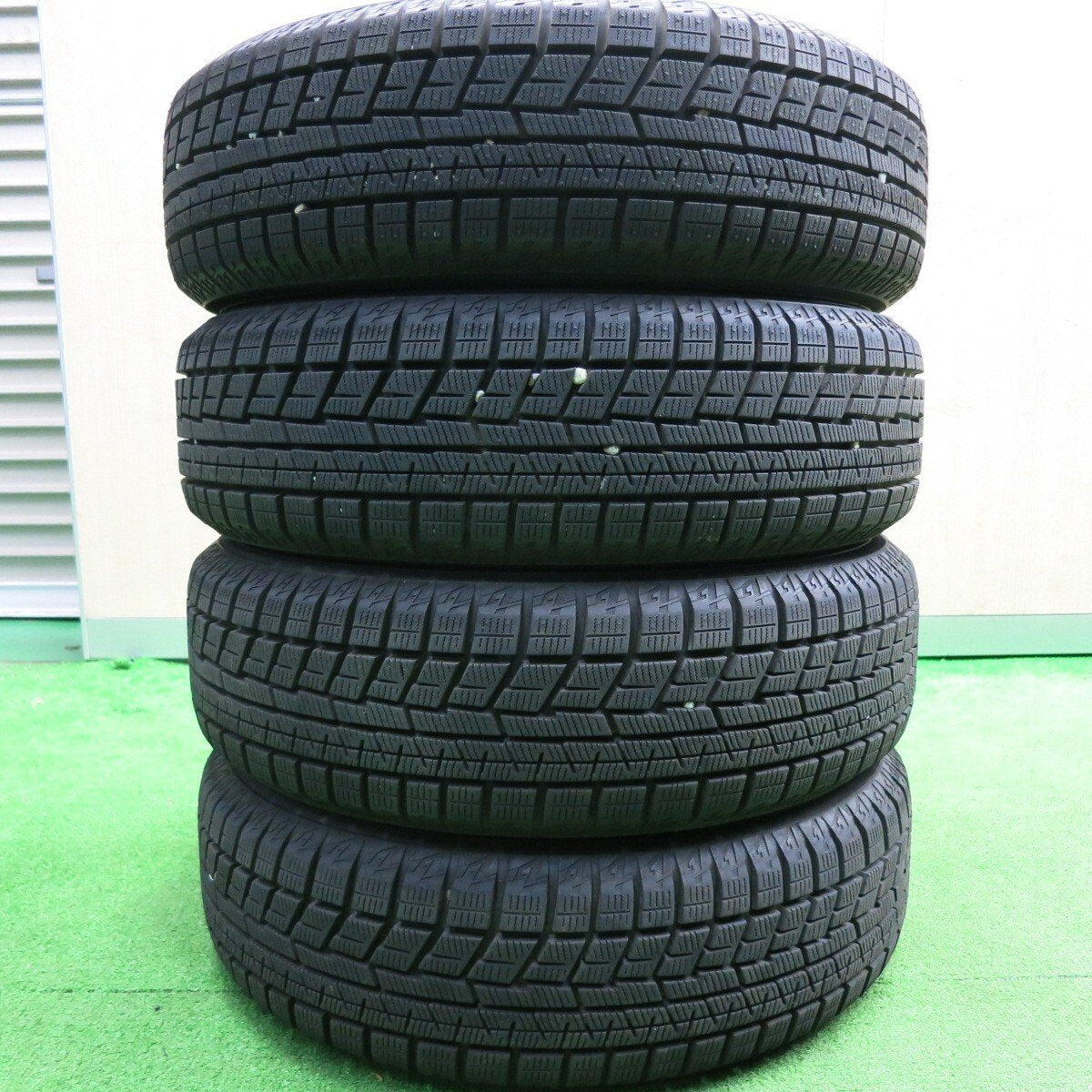 バリ溝!22年!キレイ!ほぼ10分★スタッドレス 155/65R14 ヨコハマ アイスガード iG60 STRANGER ストレンジャー 14インチ PCD100/4H★4123008HAス