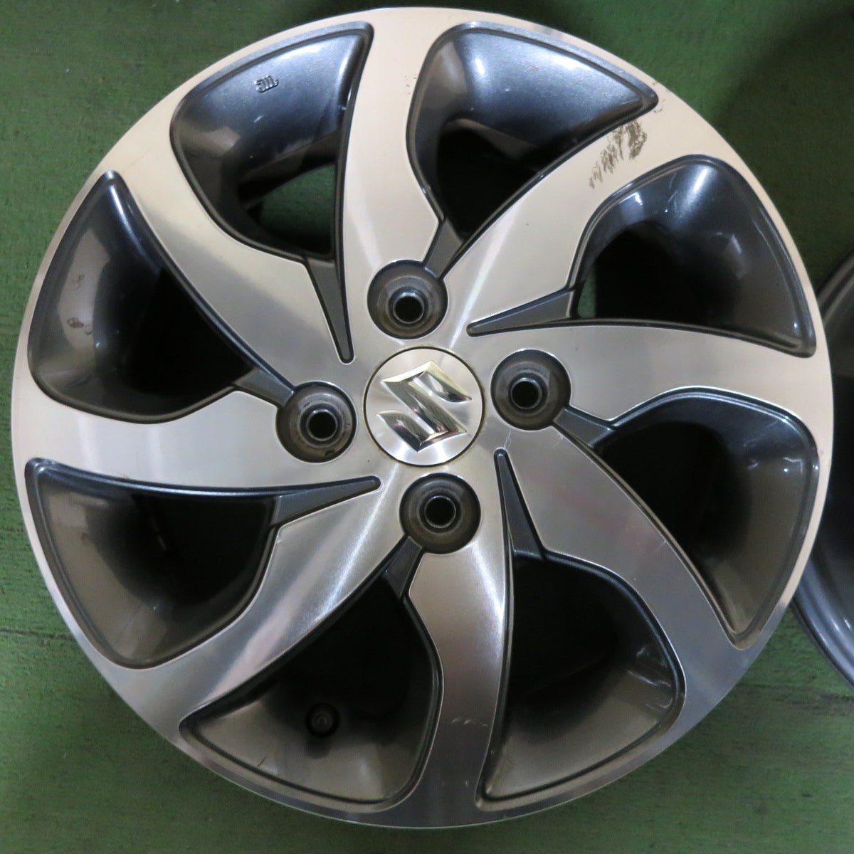 4本価格★スズキ MK21S パレット 純正 ホイール 14インチ 14×4.5J PCD100/4H★5042312SYホ