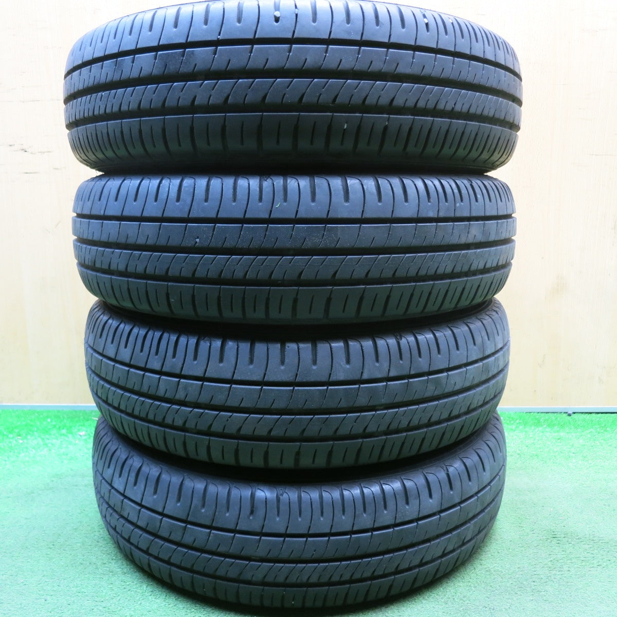 4本価格★日産 デイズ 純正 スチール 155/65R14 ダンロップ エナセーブ EC204 14インチ PCD100/4H★6032905HAノ