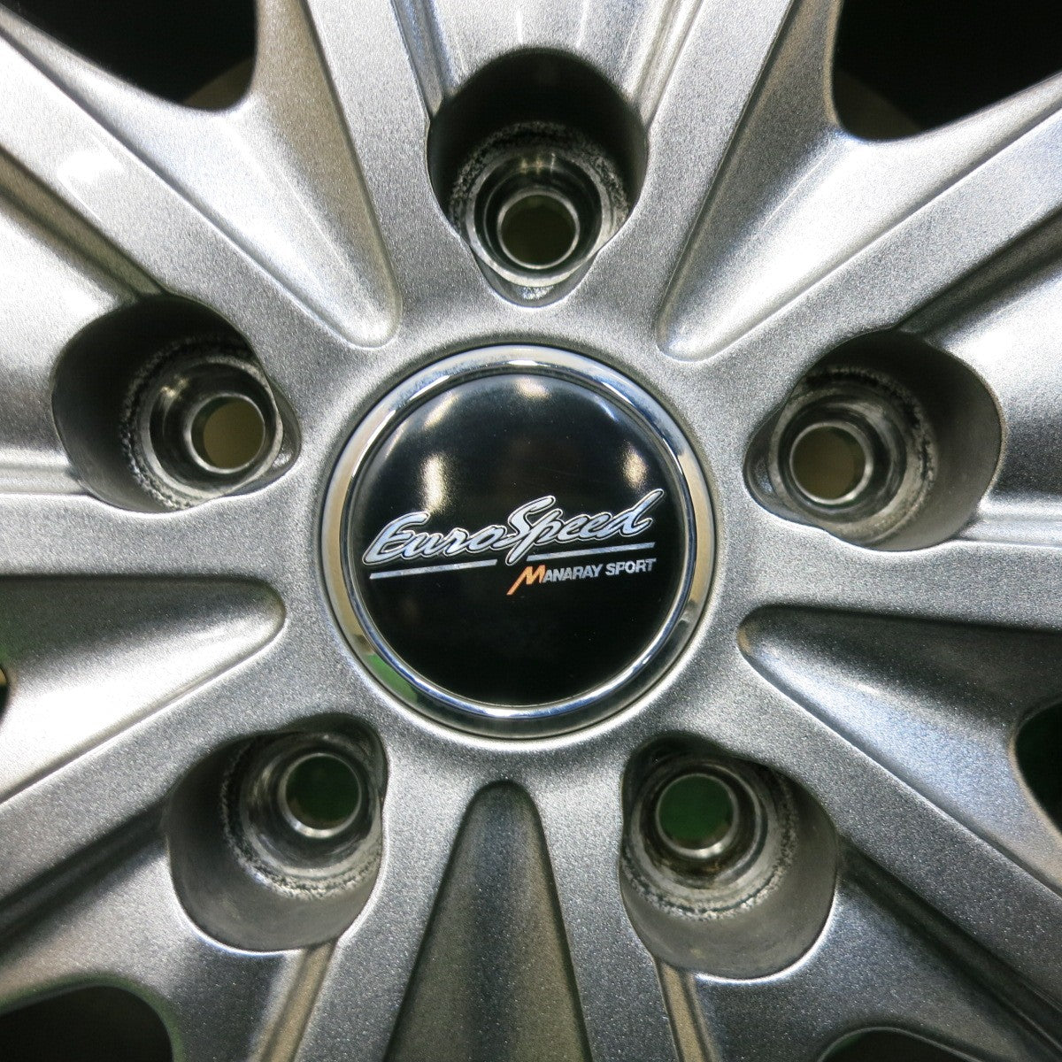 バリ溝!キレイ!9分★スタッドレス 195/65R15 オートバックス ノーストレック N3i EuroSpeed MANARAY SPORT ユーロスピード 15インチ PCD114.3/5H★5073008SYス