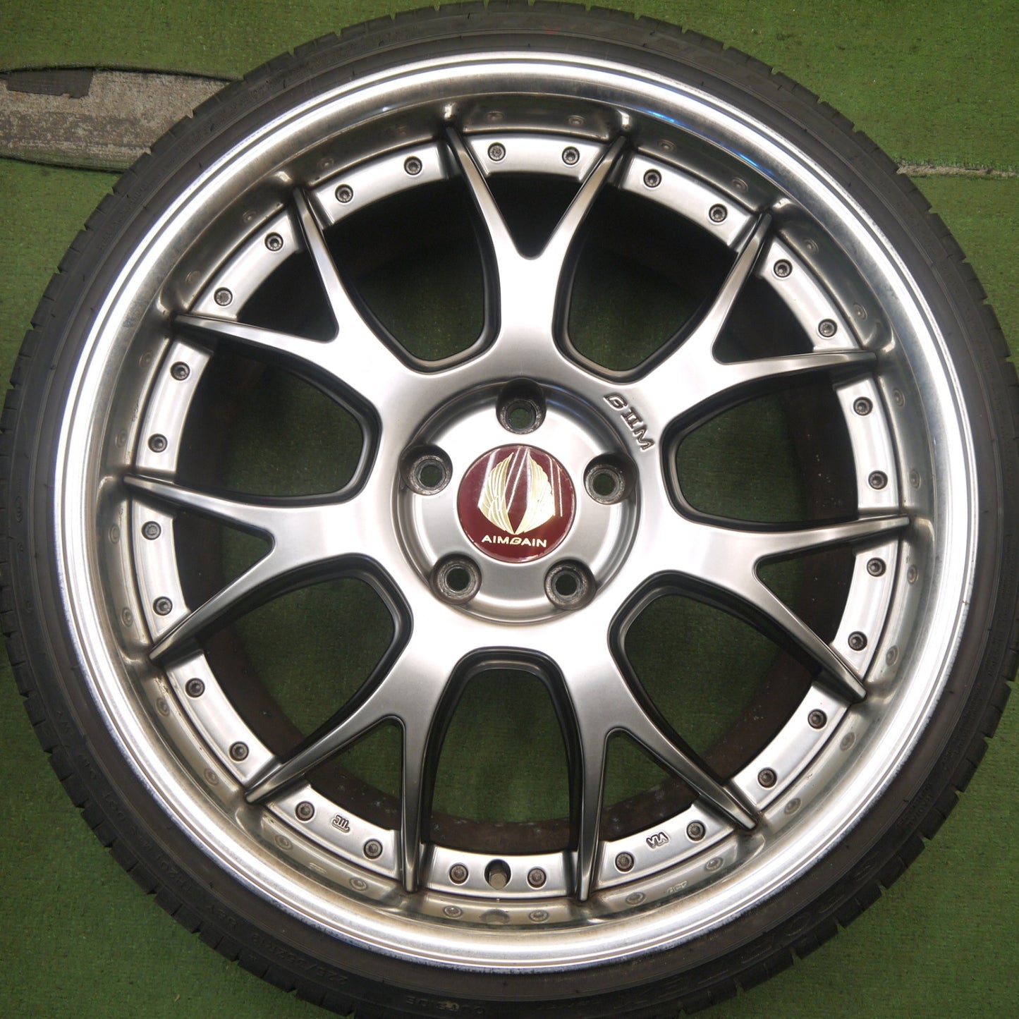 バリ溝!9分★エイムゲイン G2M AMG-G2M 225/35R19 235/35R19 トライアングル SPORTEX TSH11 ナンカン ウルトラスポーツ NS-2 AIMGAIN GⅡM PCD114.3/5H★5082903Hノ