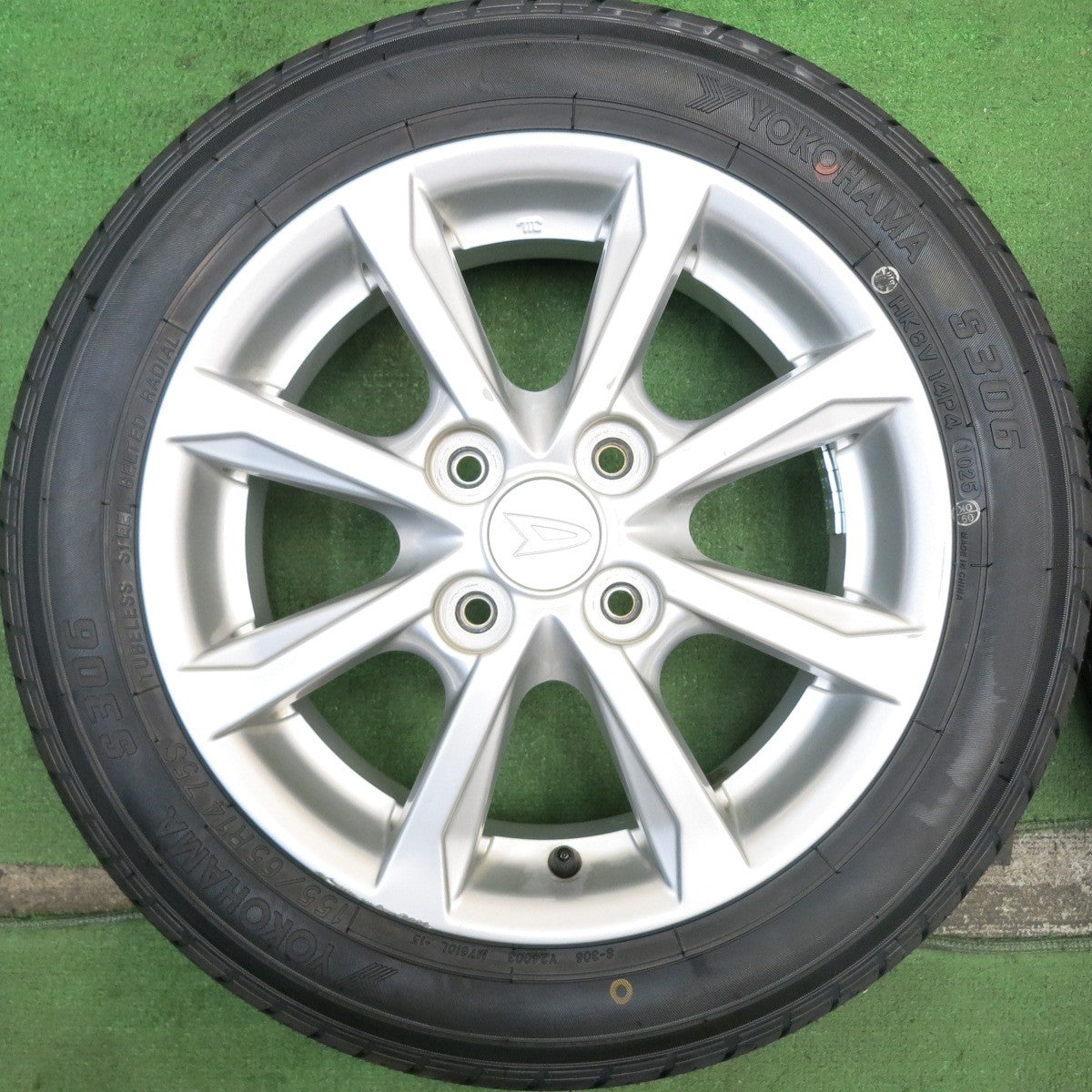 タイヤ未使用!25年★ダイハツ LA700S ピクシスメガ 純正 155/65R14 ヨコハマ S306 14インチ PCD100/4H★5070101HAノ